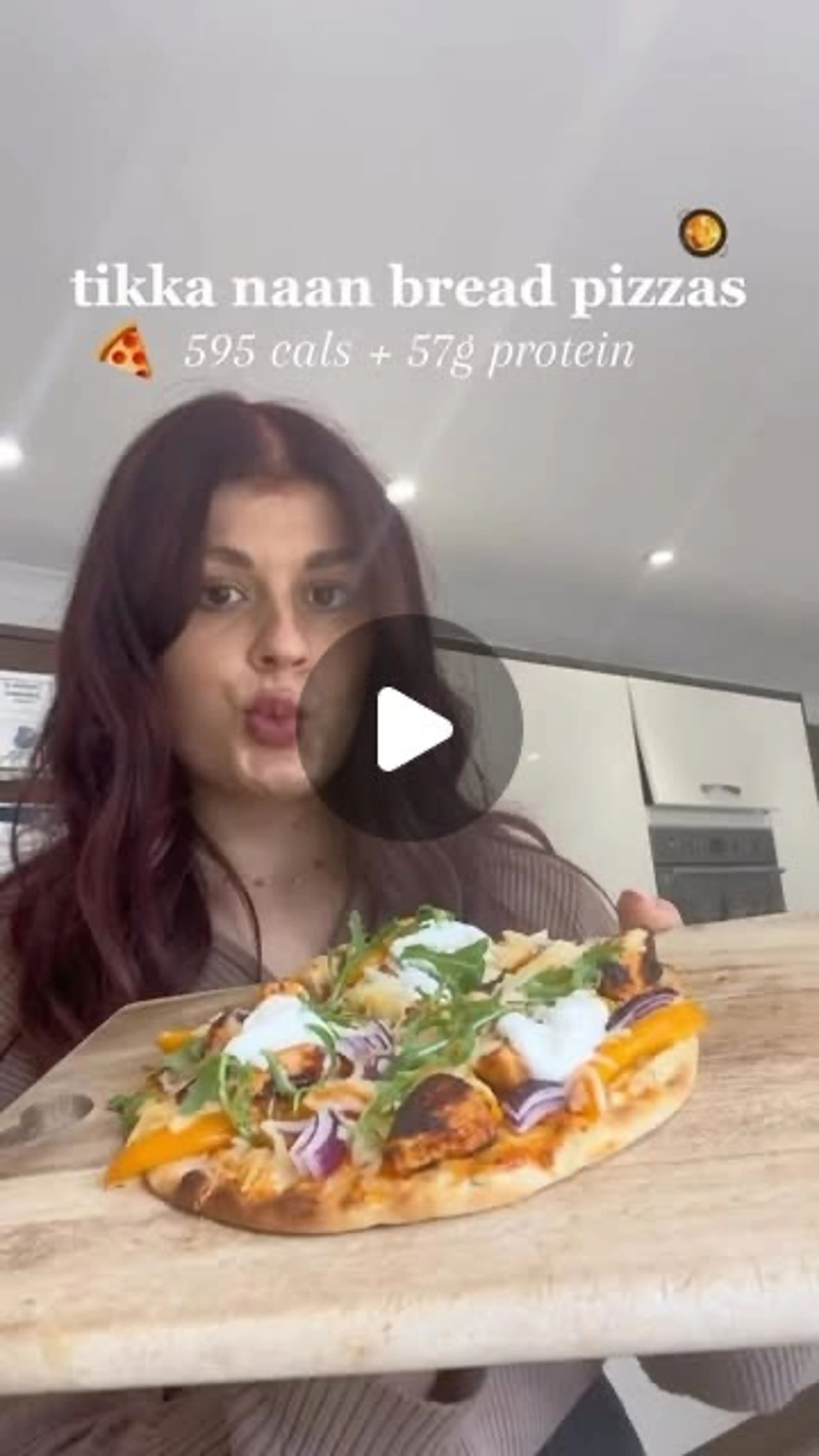 Tikka Naan Bread Pizzas