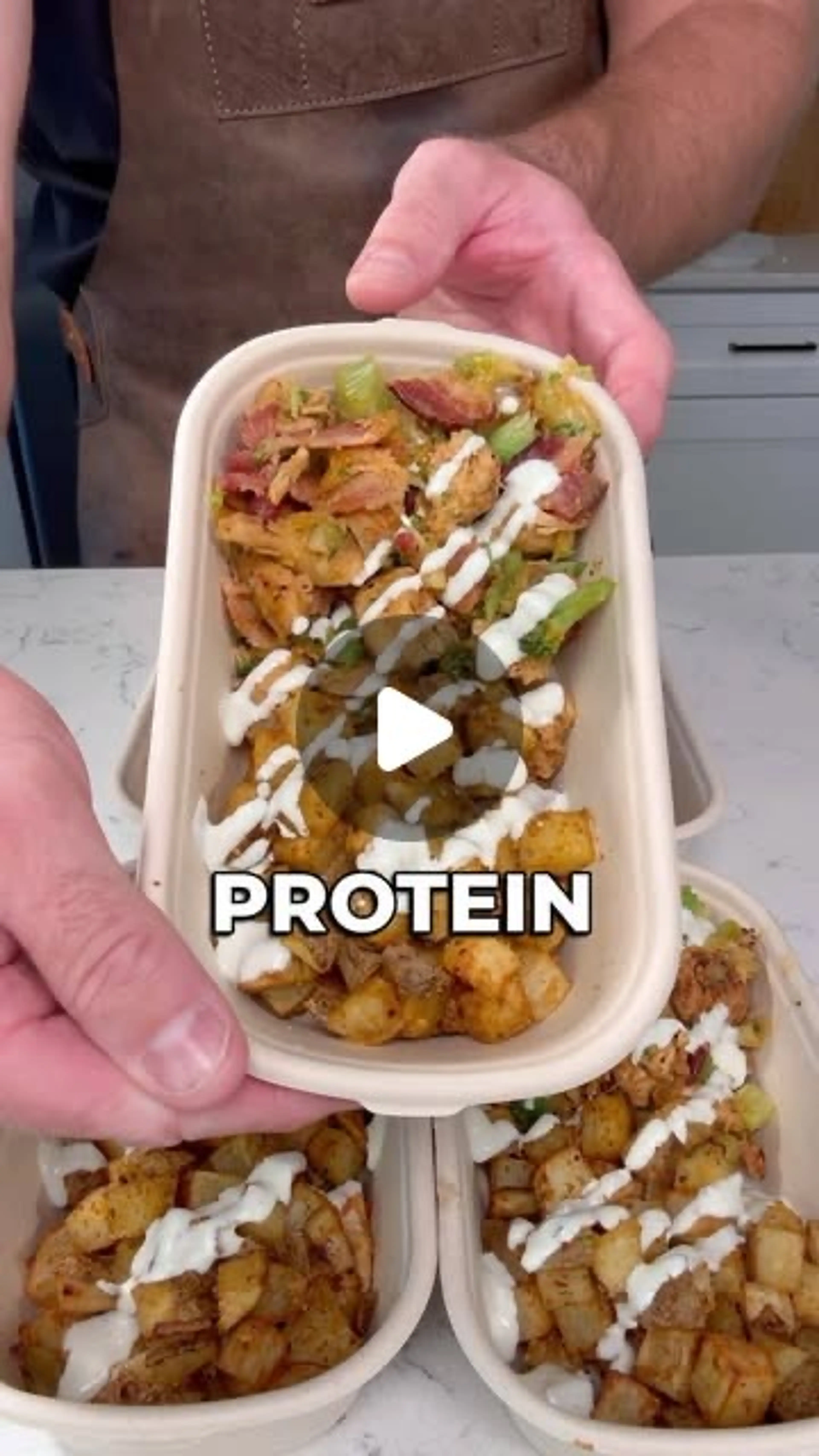 Chicken Bacon Ranch Potato Bowls