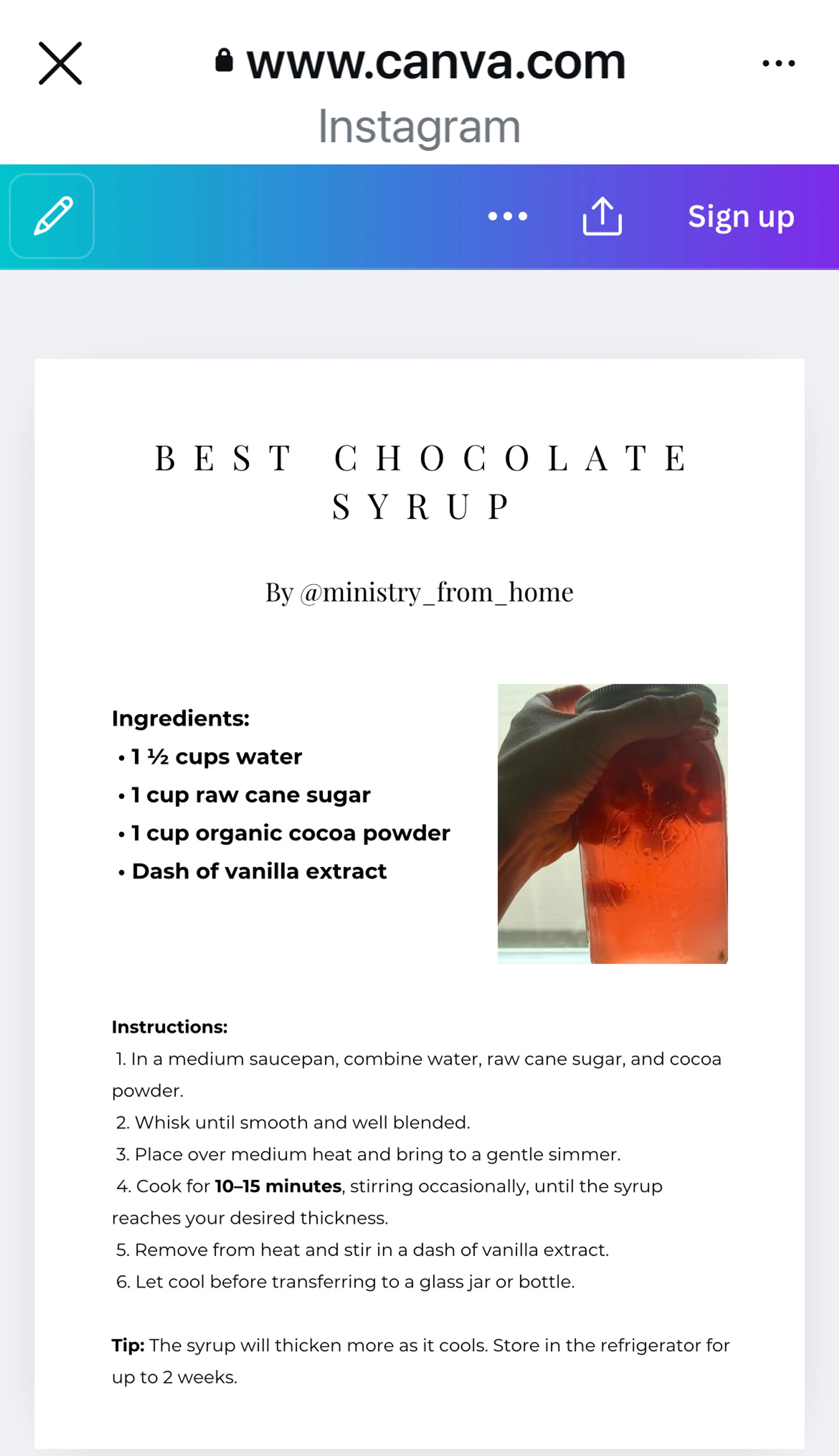 BEST CHOCOLATE SYRUP