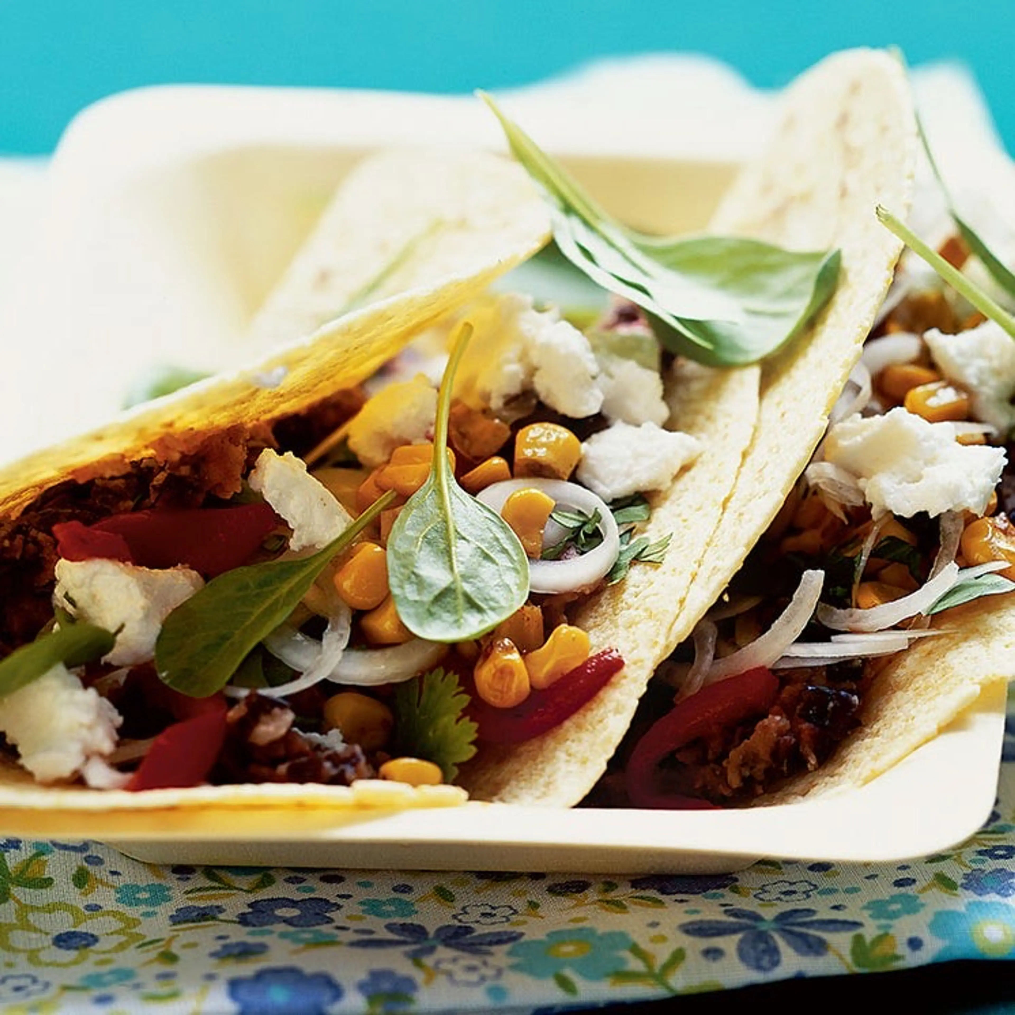 Black Bean & Toasted Corn Tacos