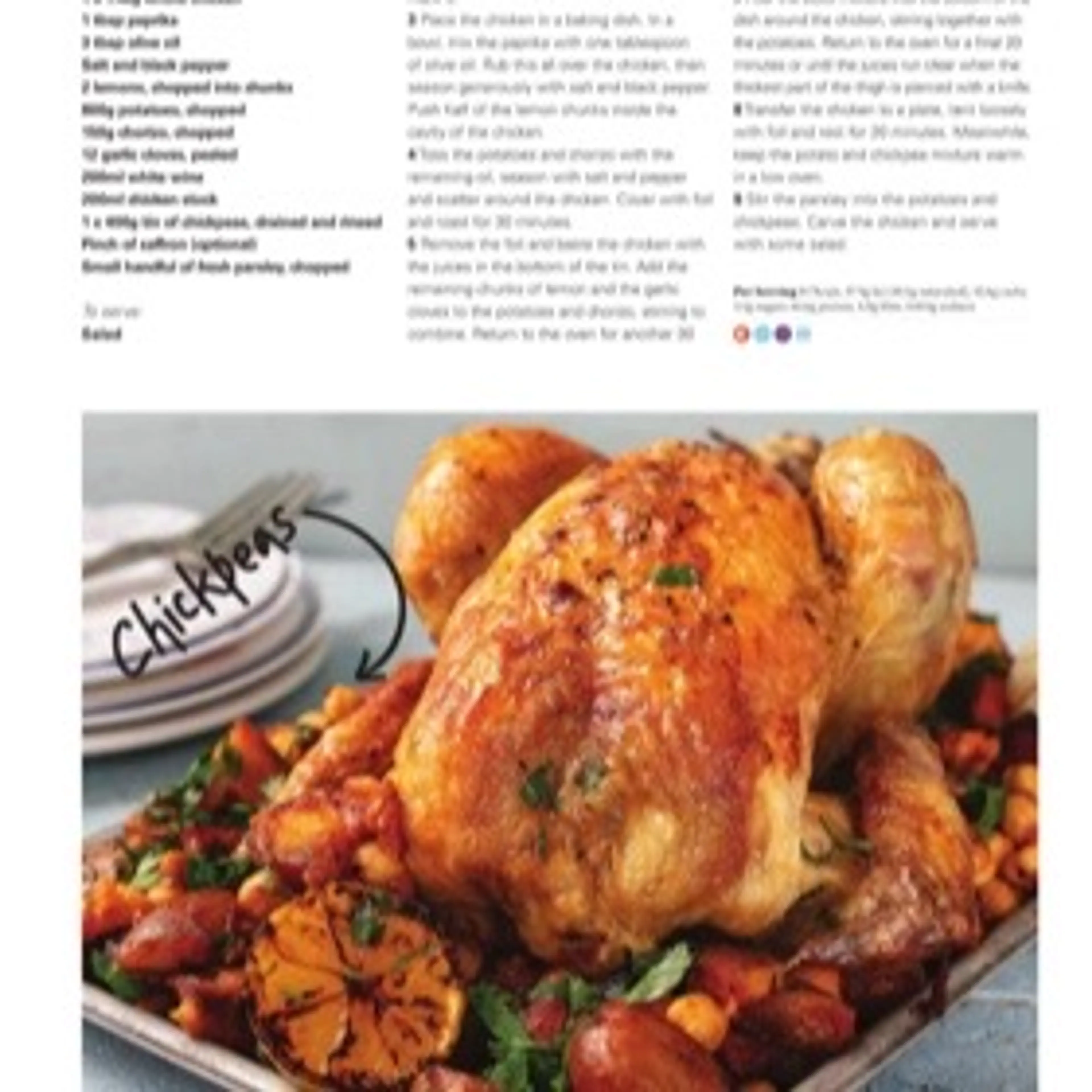 Spanish roast chicken