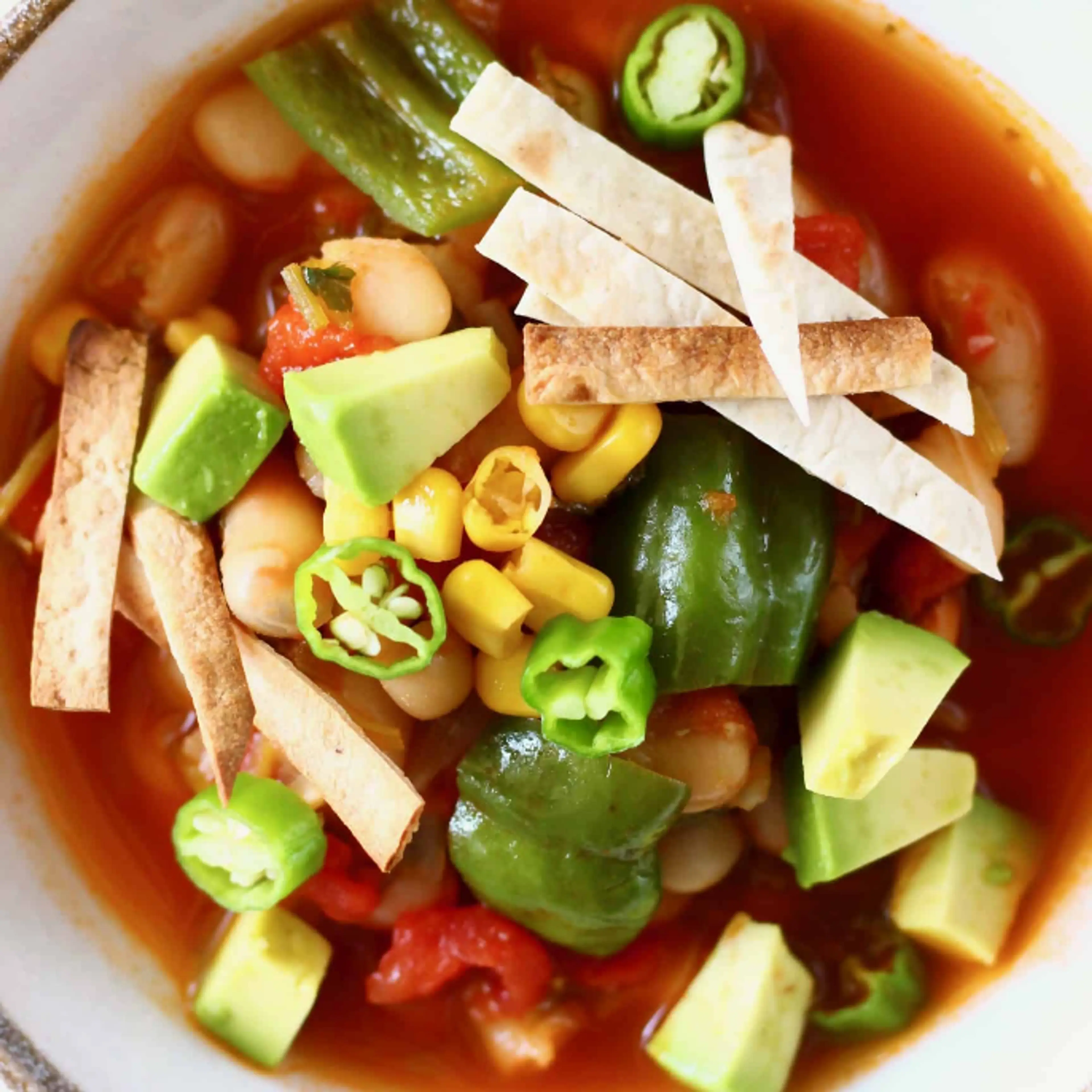 Vegan Tortilla Soup (GF)