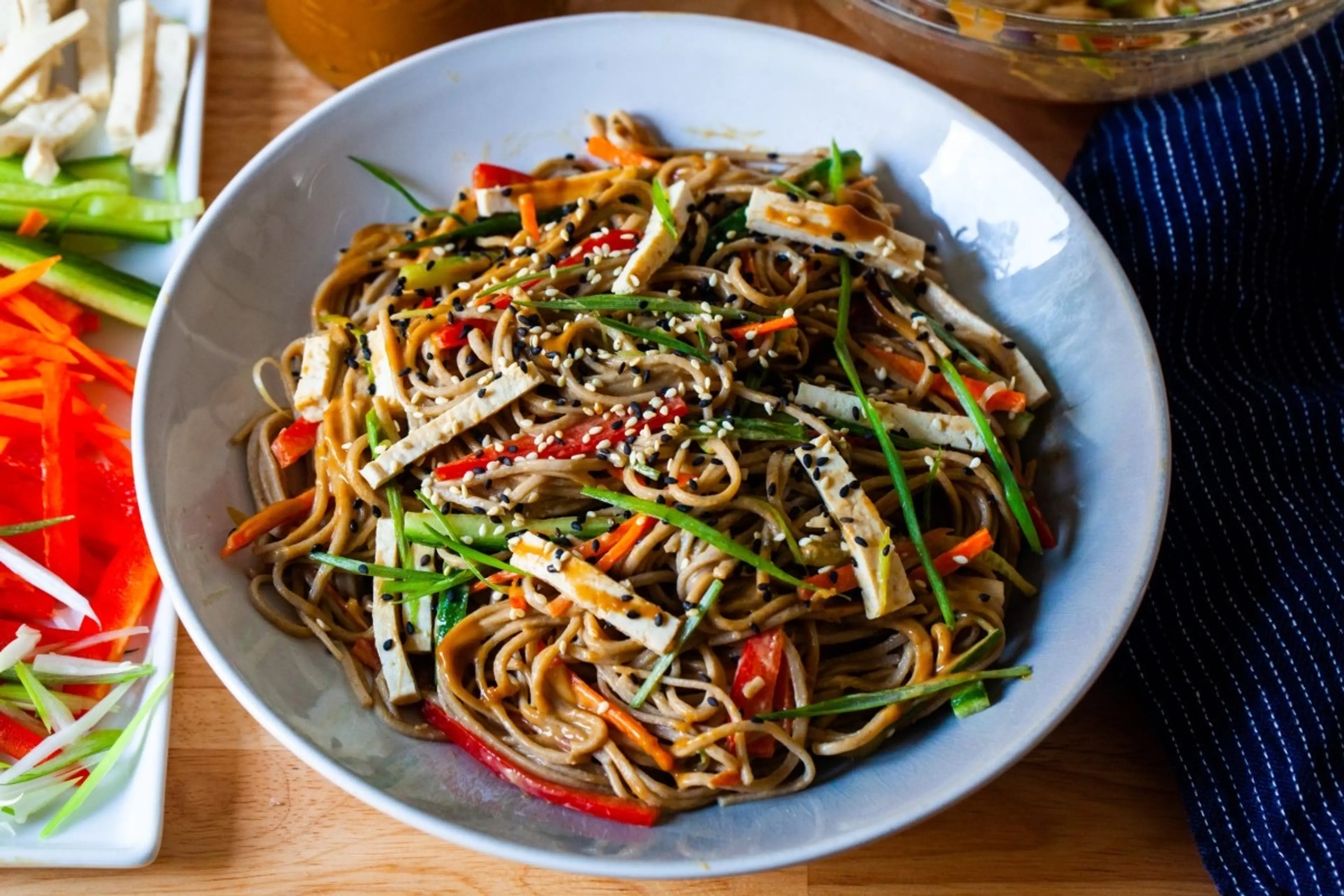 Cold Peanut Sesame Noodles