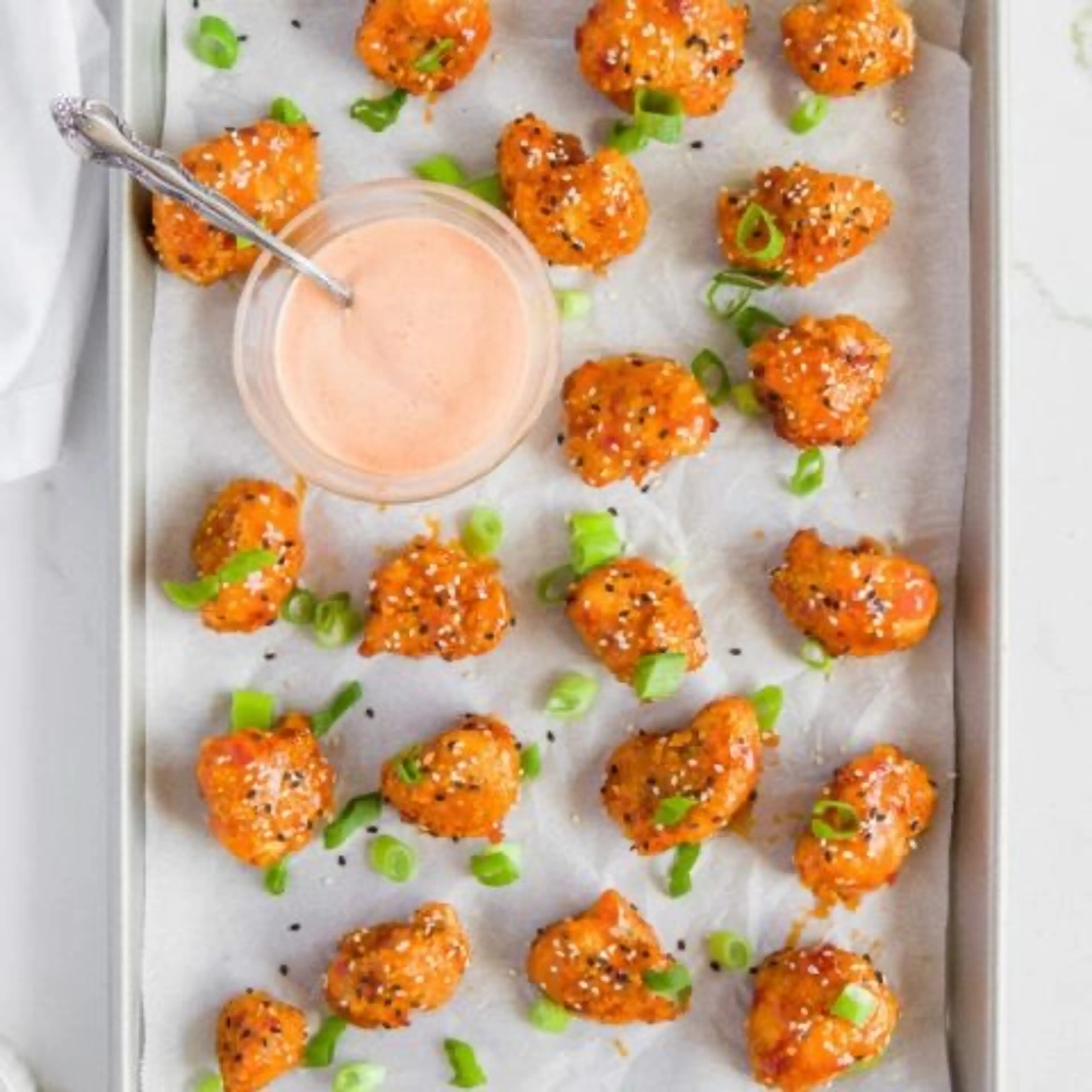 Vegan Cauliflower Sweet Chili Wings