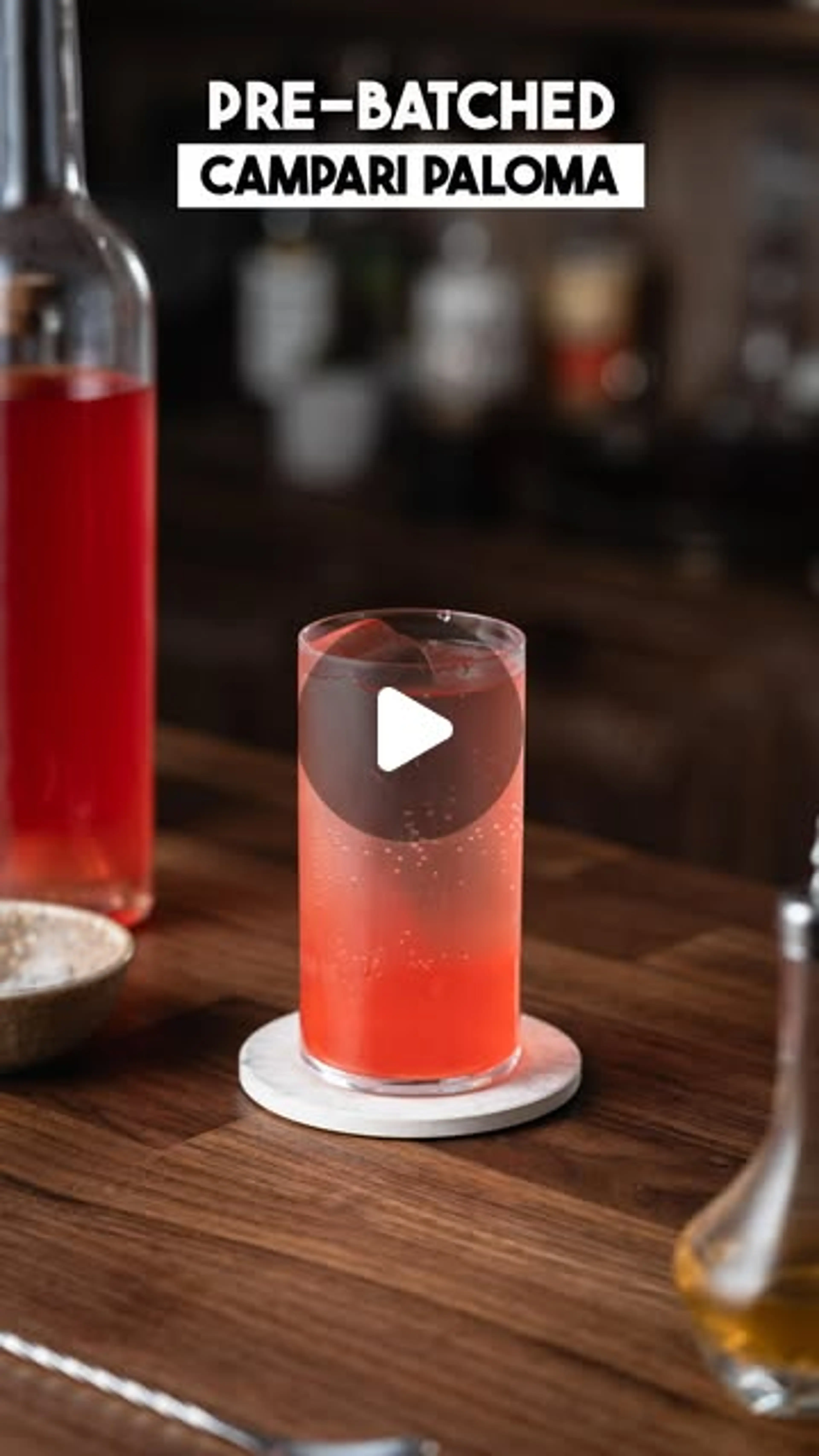 Campari Spiked Paloma / Shelf-stable & Pre-batched