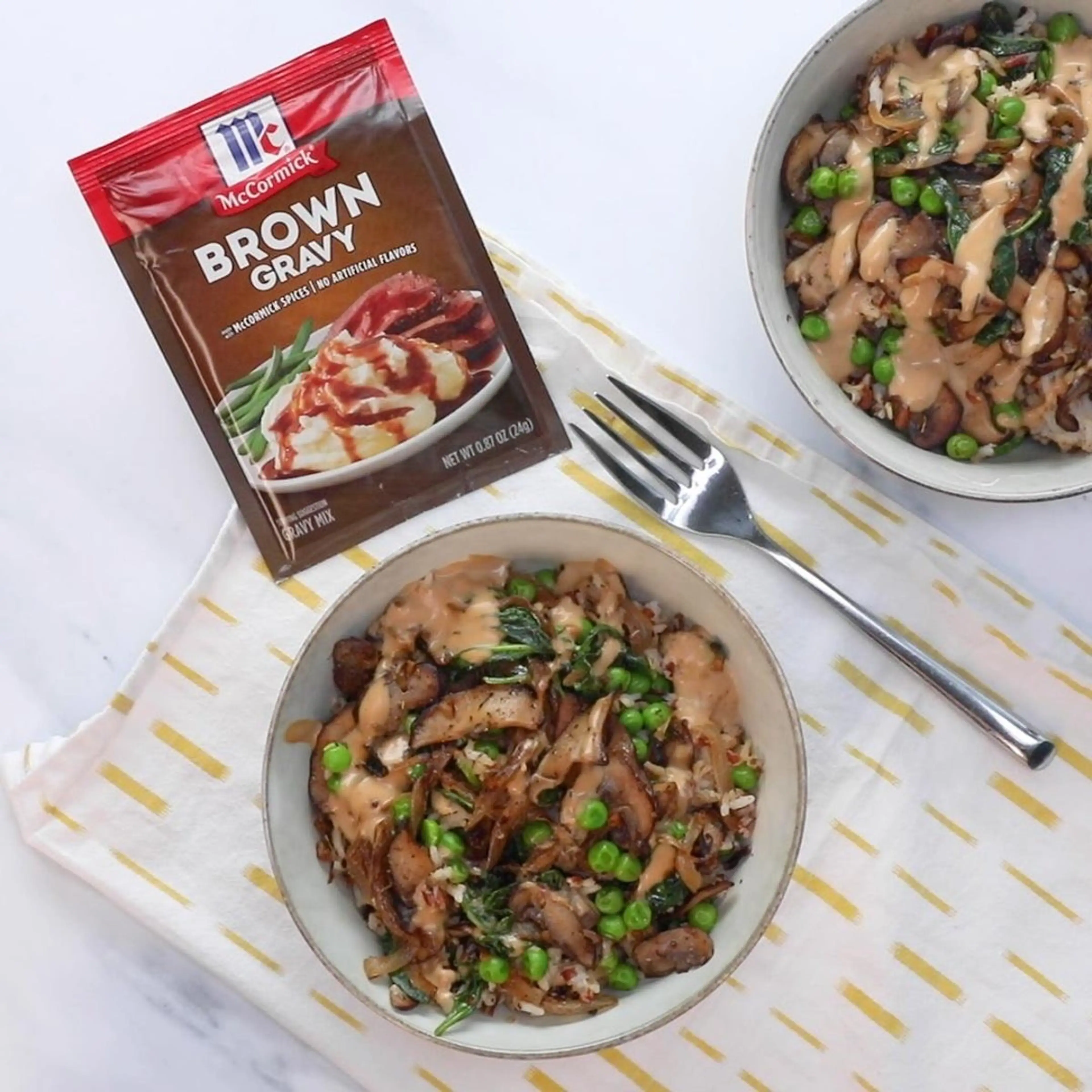Mushroom and Wild Rice Bowl Recipe by Tasty