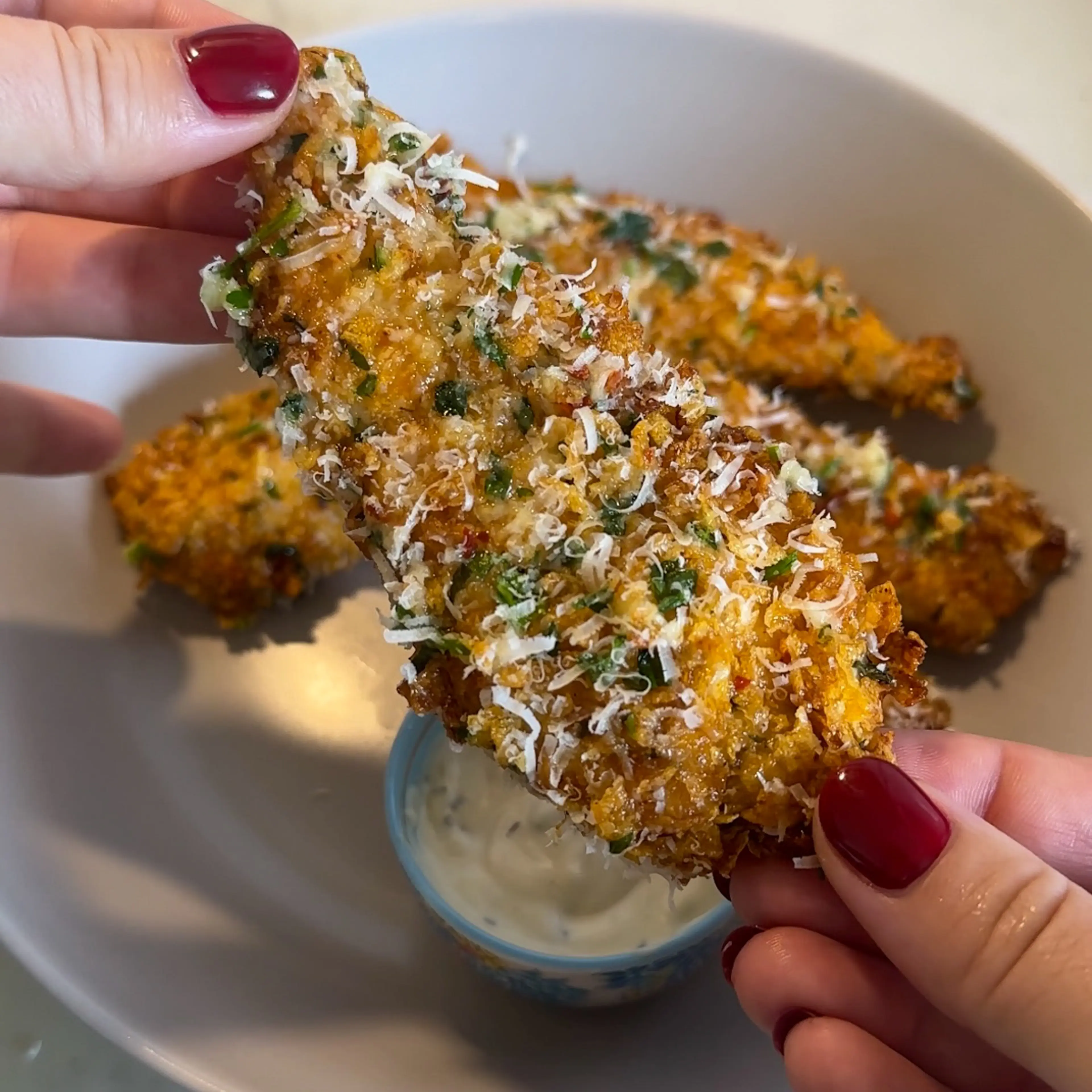 Garlic Parmesan Chicken Tenders