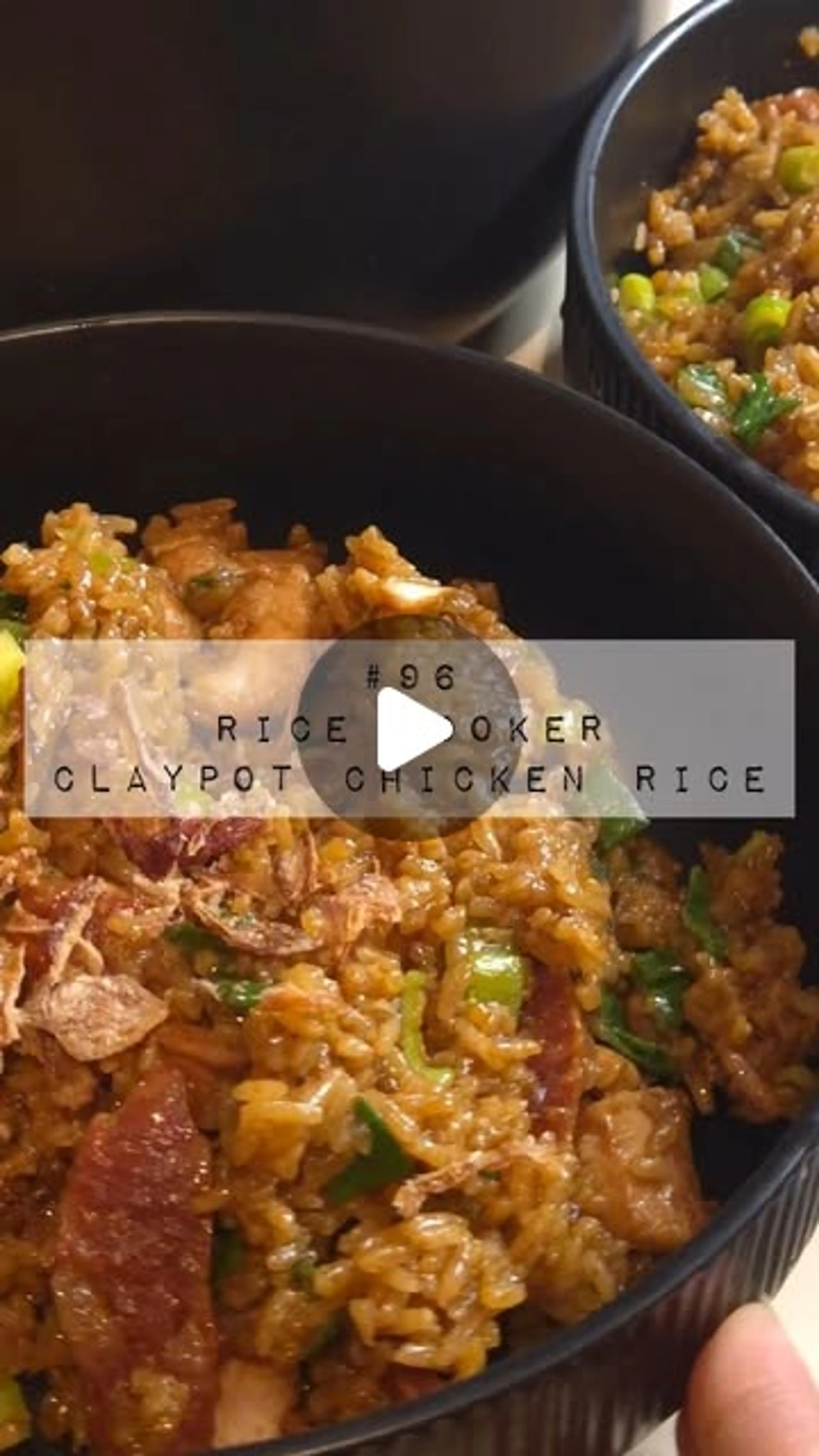 Rice Cooker Garlic Chicken Rice