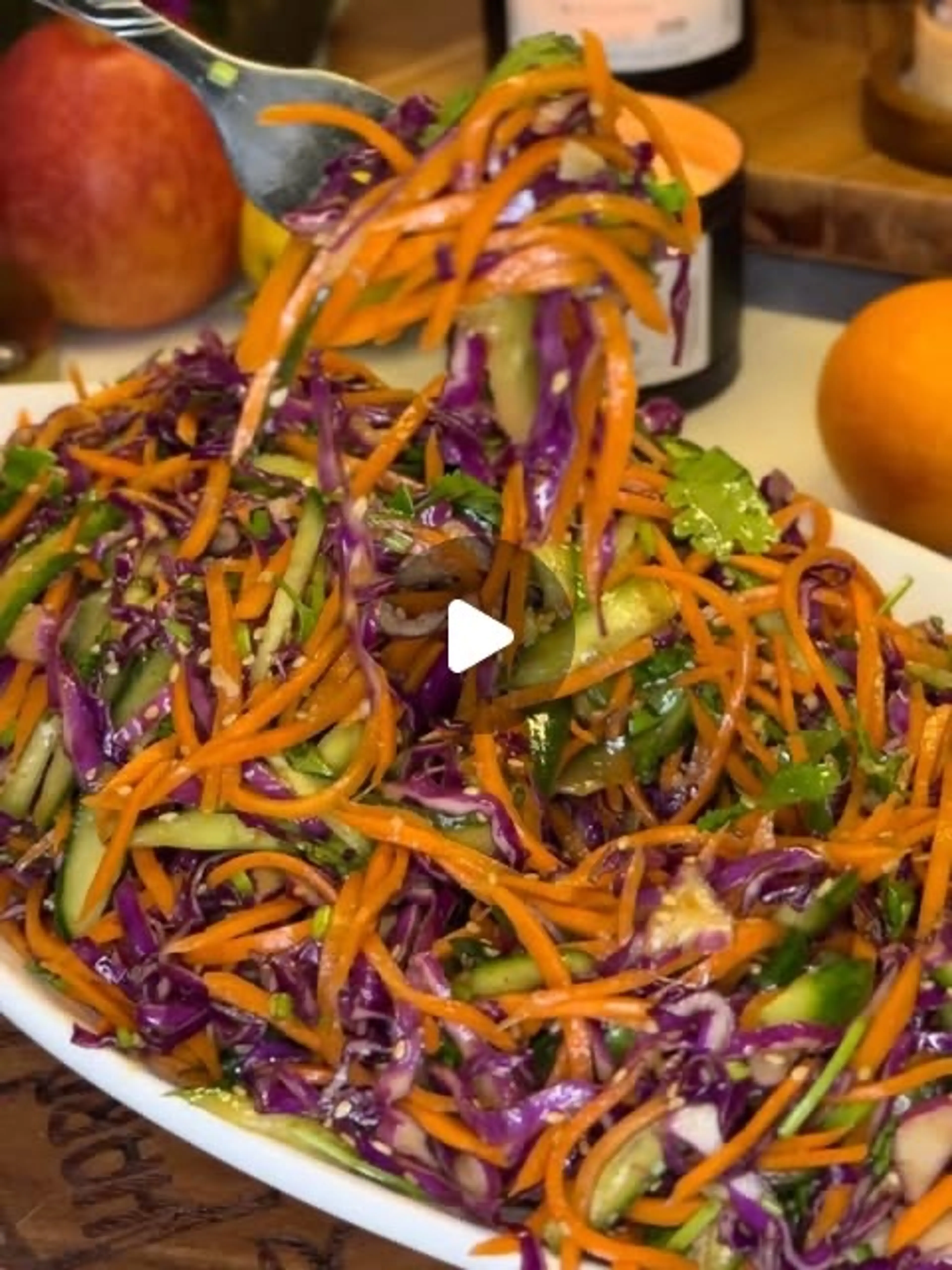 Chilled Purple Cabbage Salad