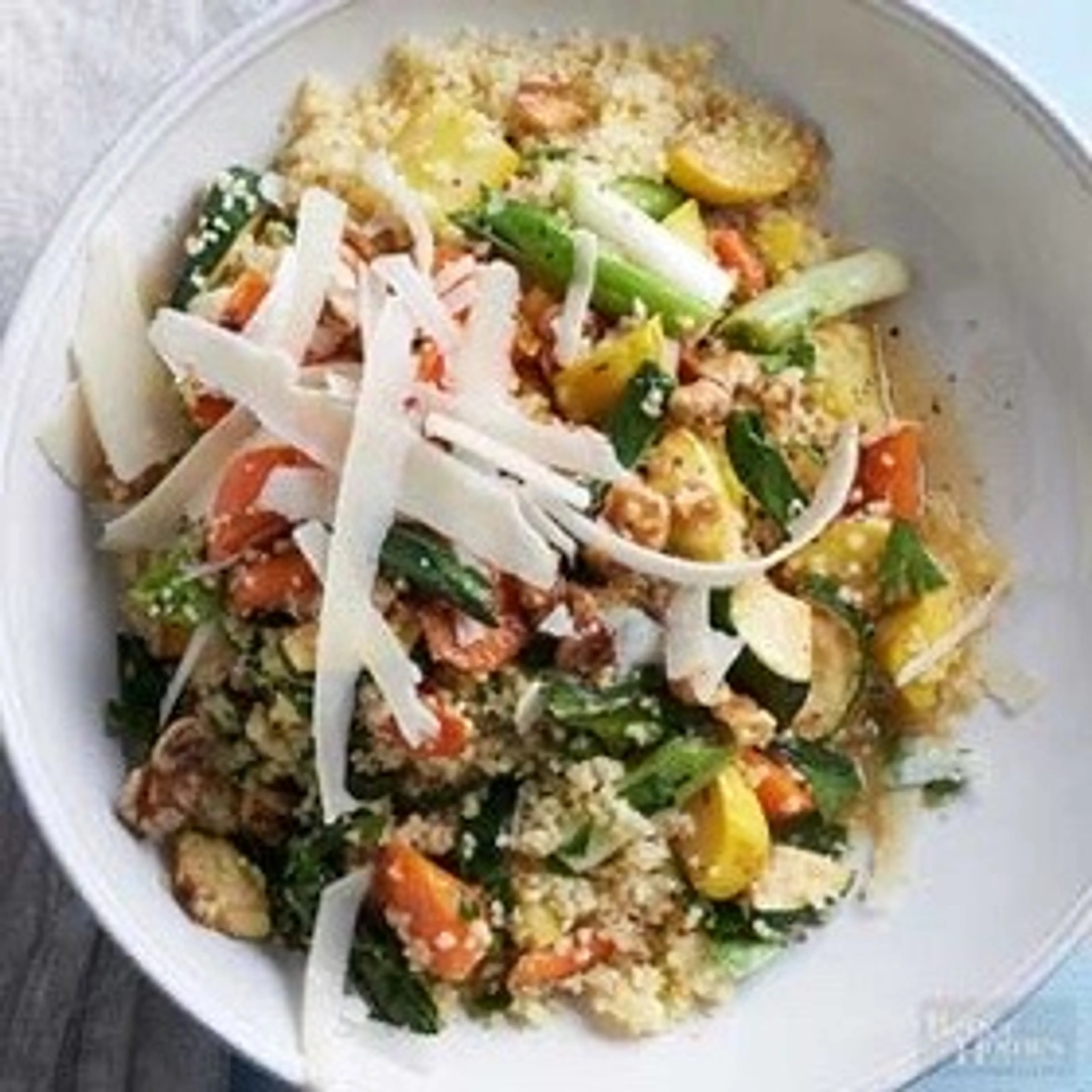 Lime Couscous with Summer Veggies