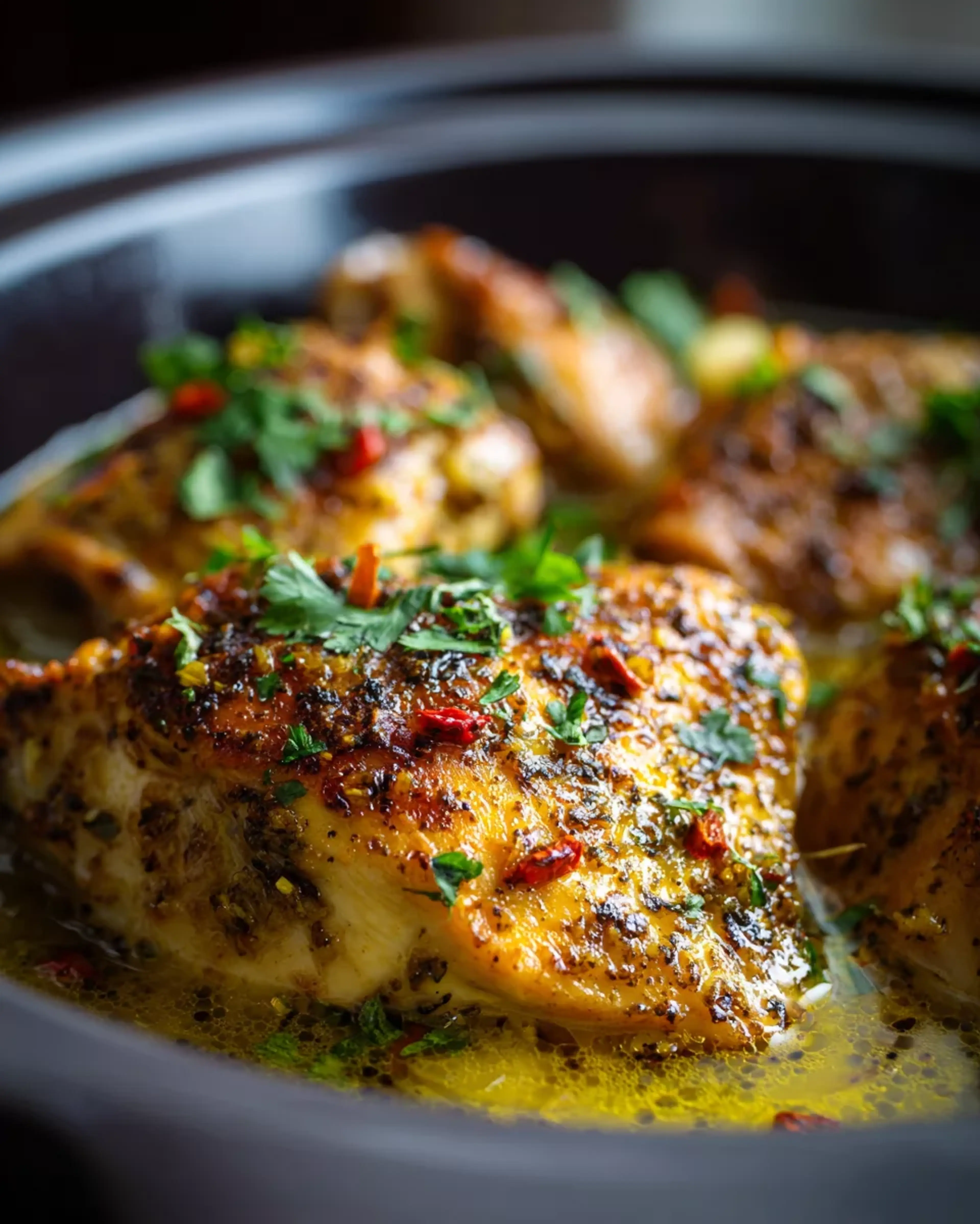 Slow Cooker Garlic Butter Chicken
