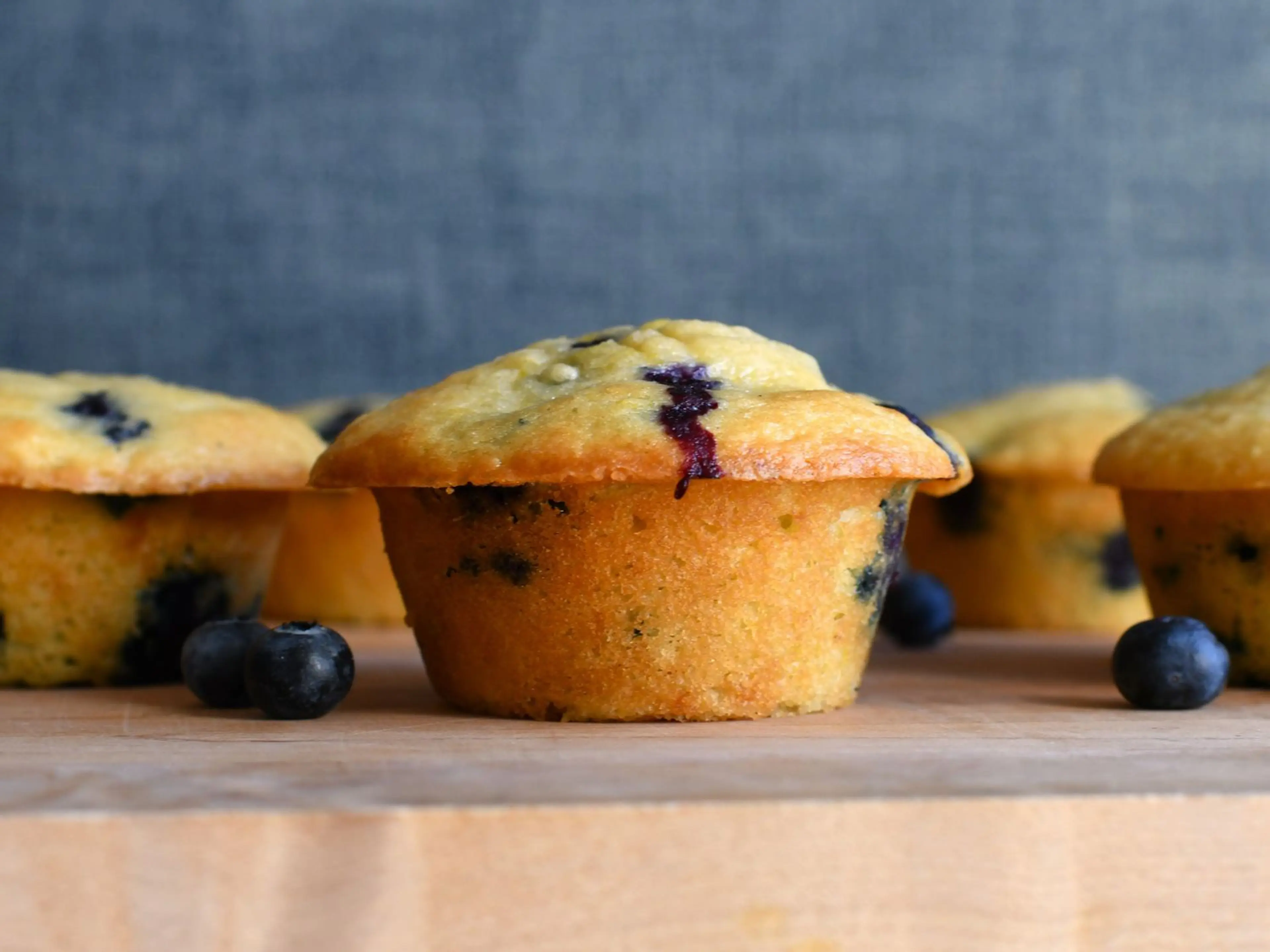 World's Best Lemon Blueberry Muffins