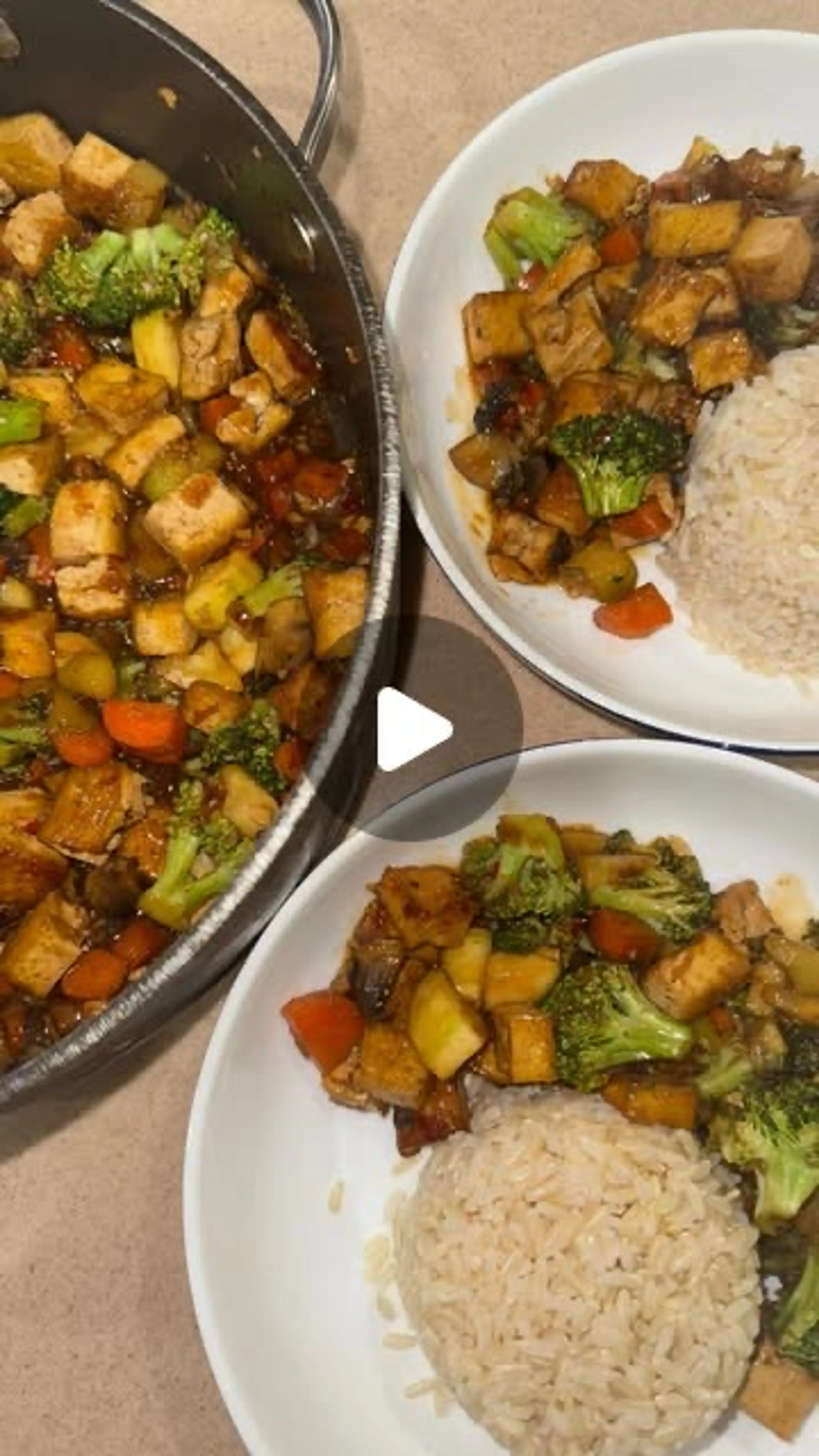 Tofu Vegetable Stir Fry