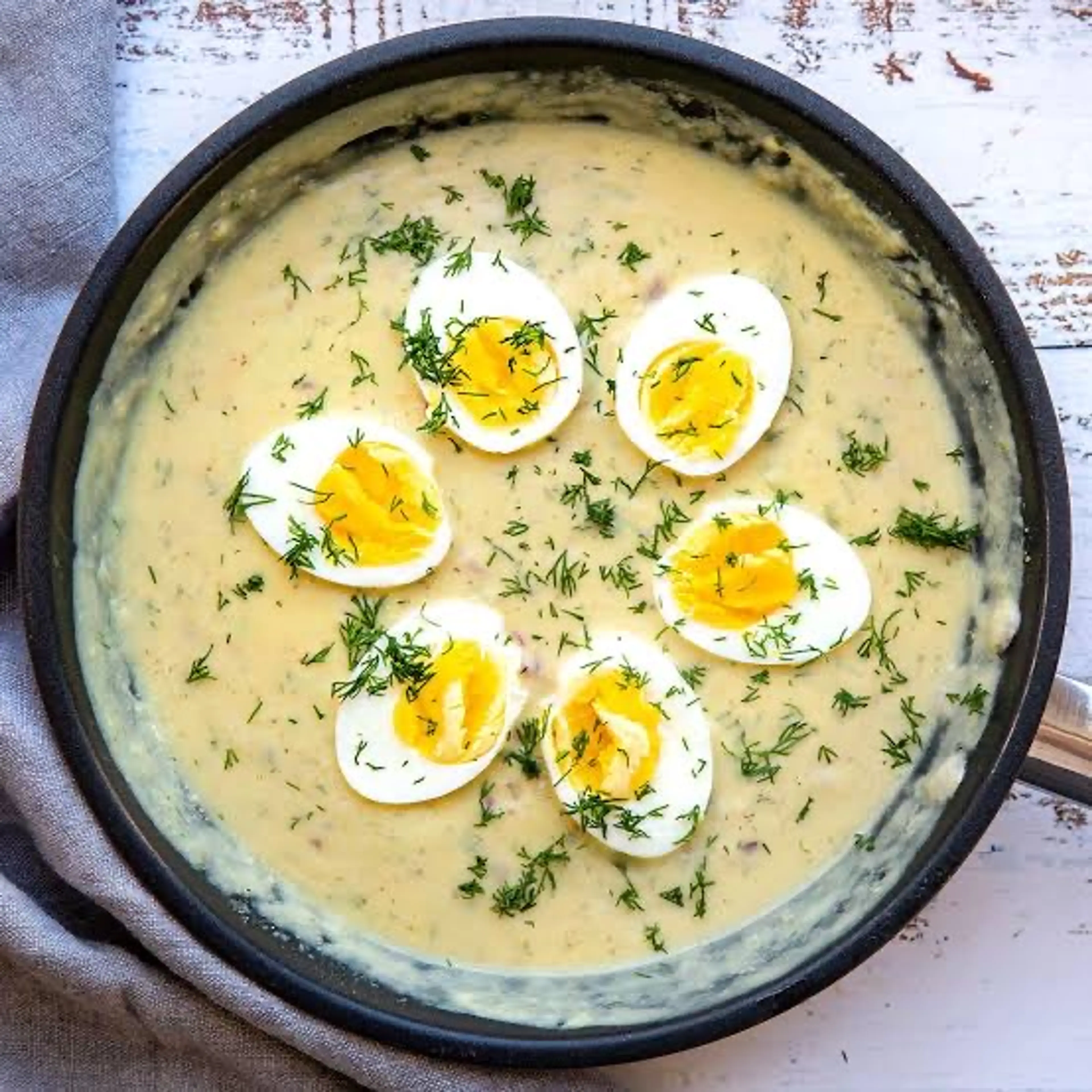 Eier In Sensoße - Eggs in Mustard Sauce
