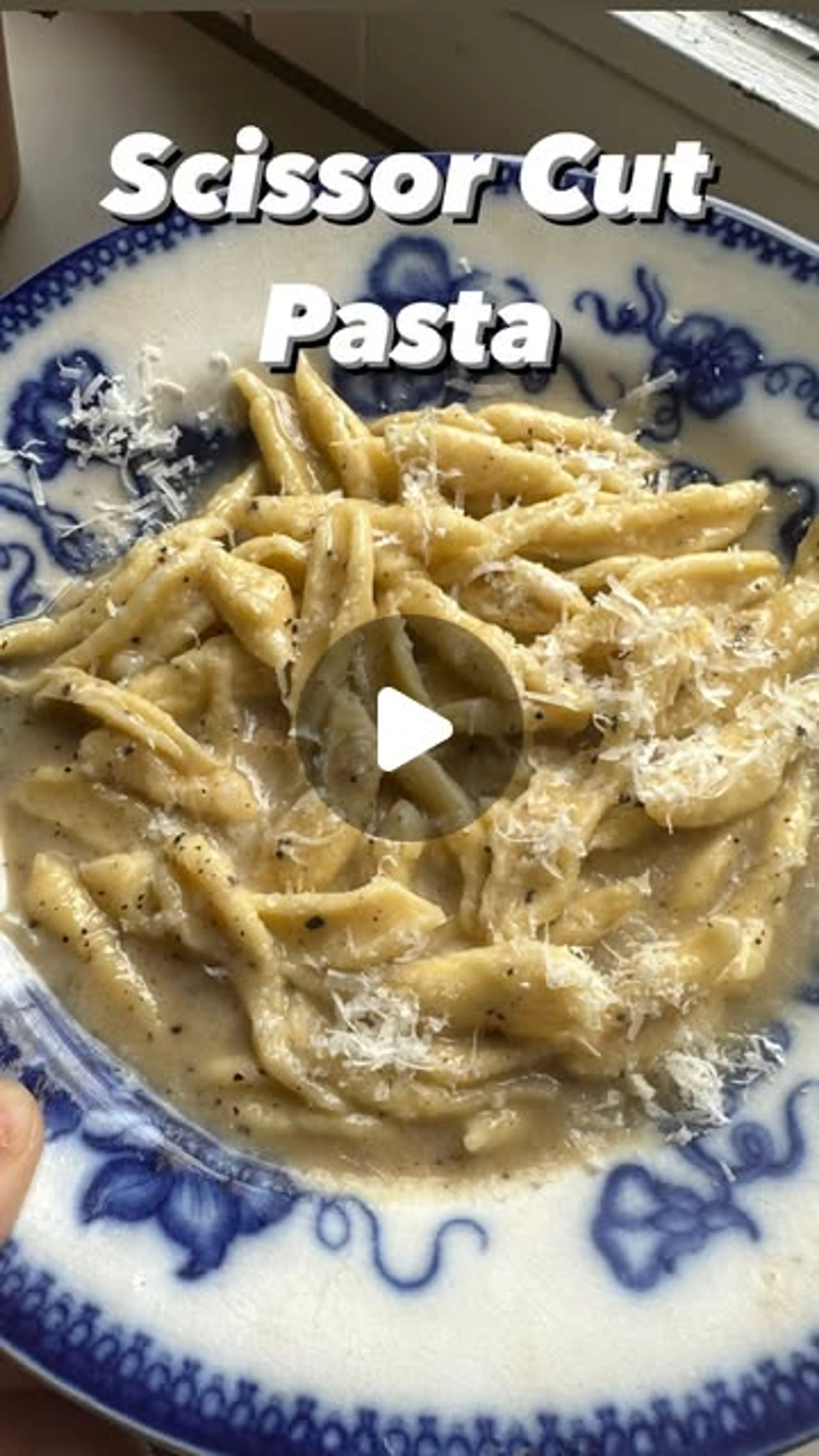 Scissor Cut Pasta Hack!!! I’ve Seen This Technique for Noodl