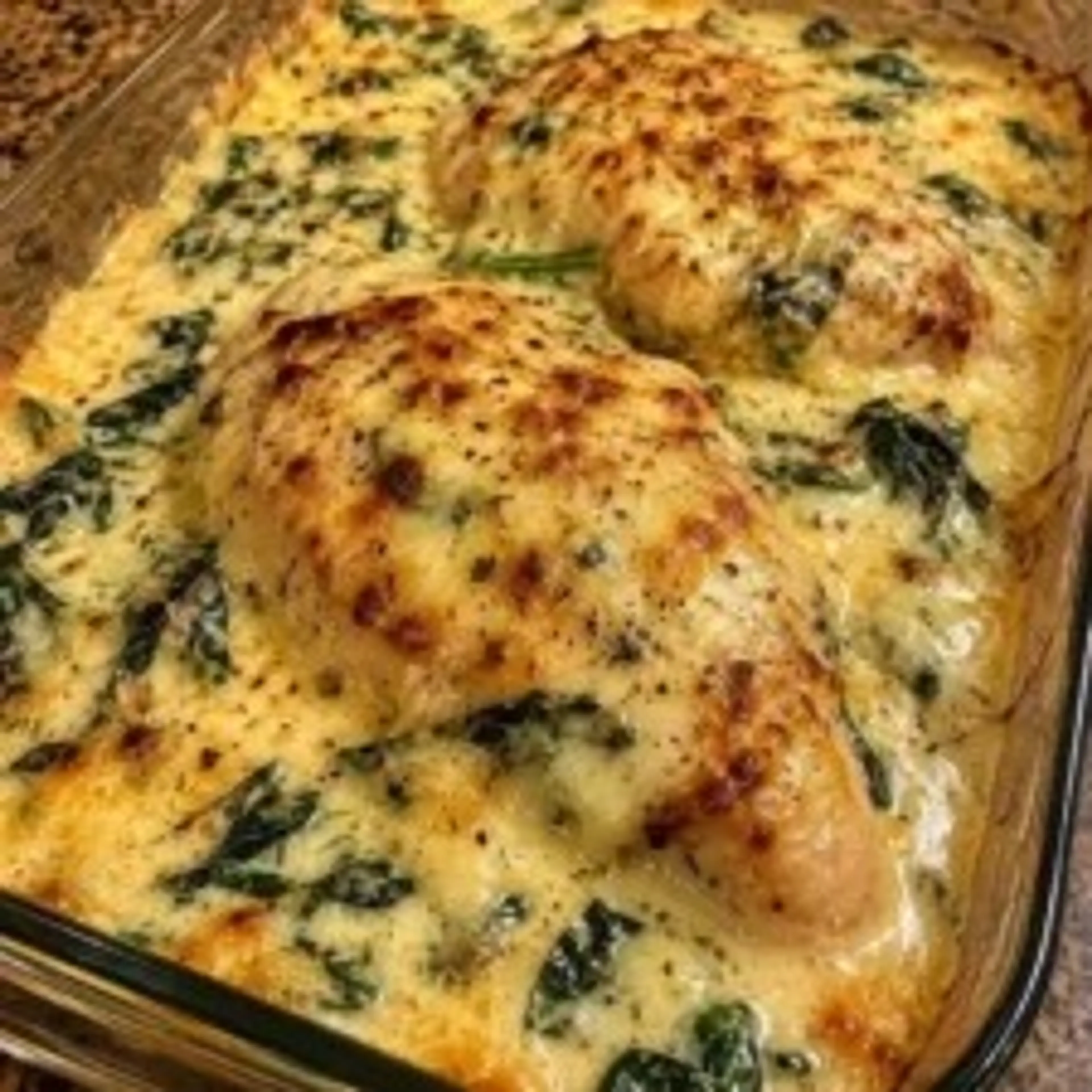 Creamy Alfredo Chicken & Spinach