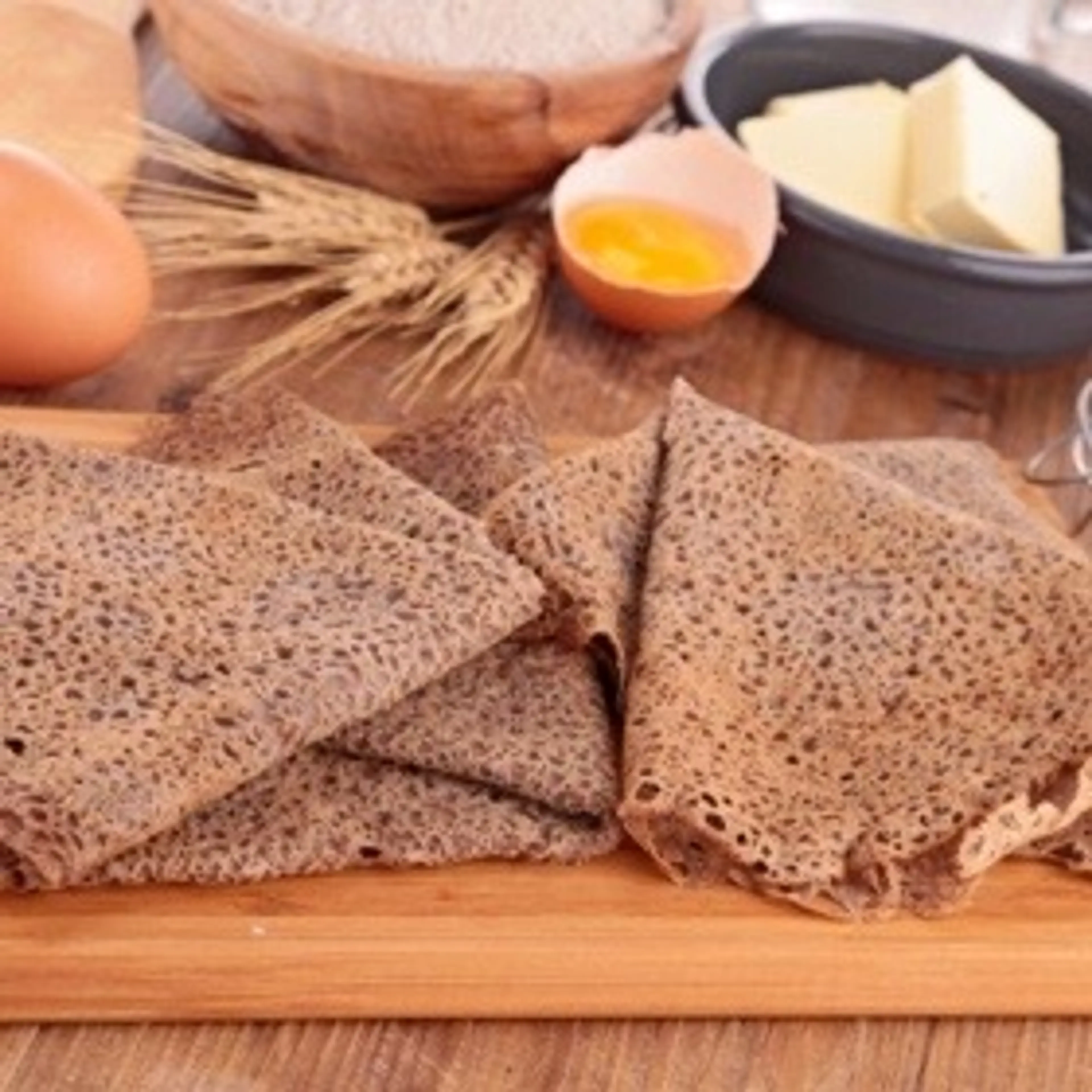 Pâte à Crêpes Levée Au Sarrasin
