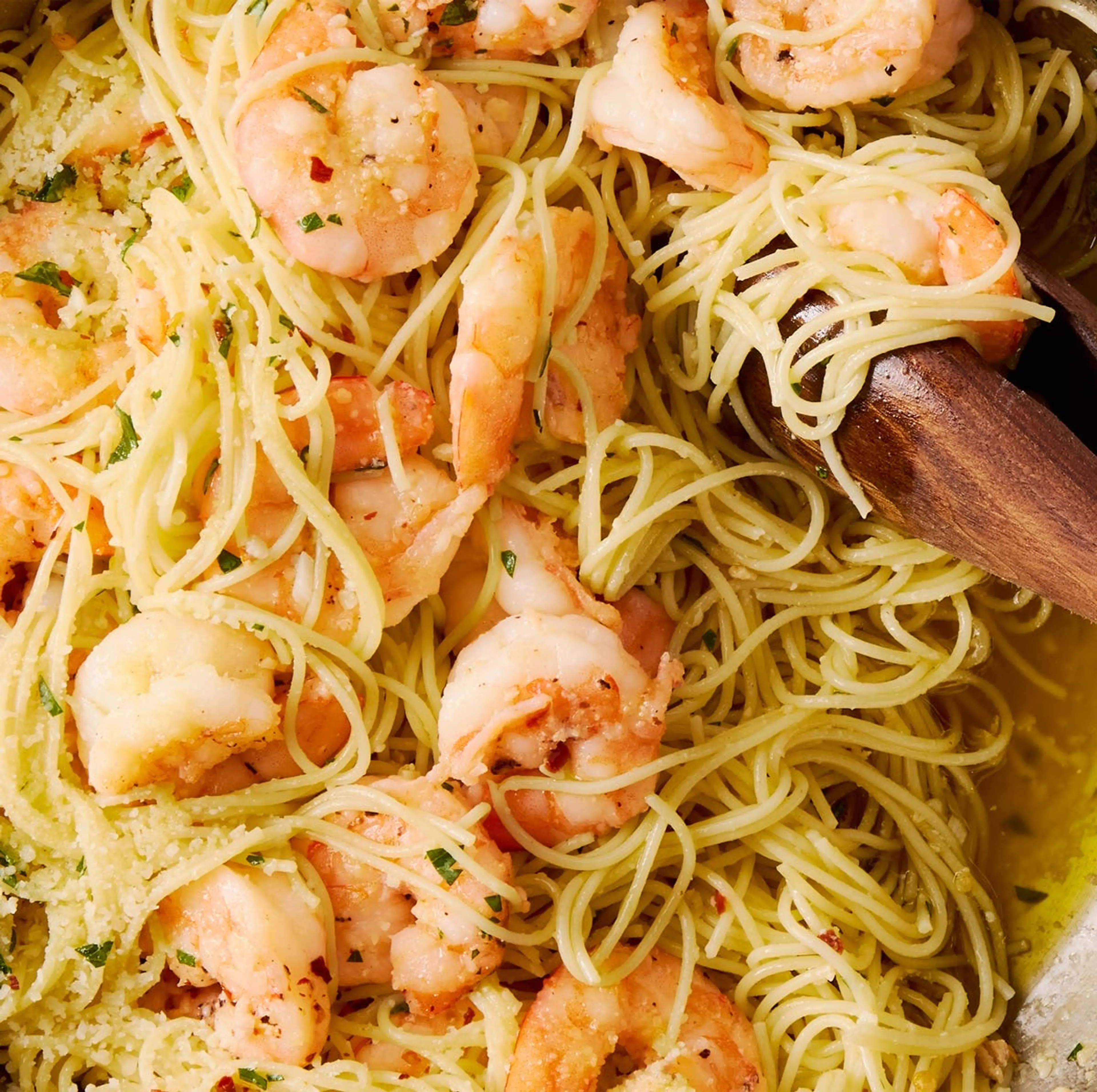 Garlic Butter Shrimp Pasta