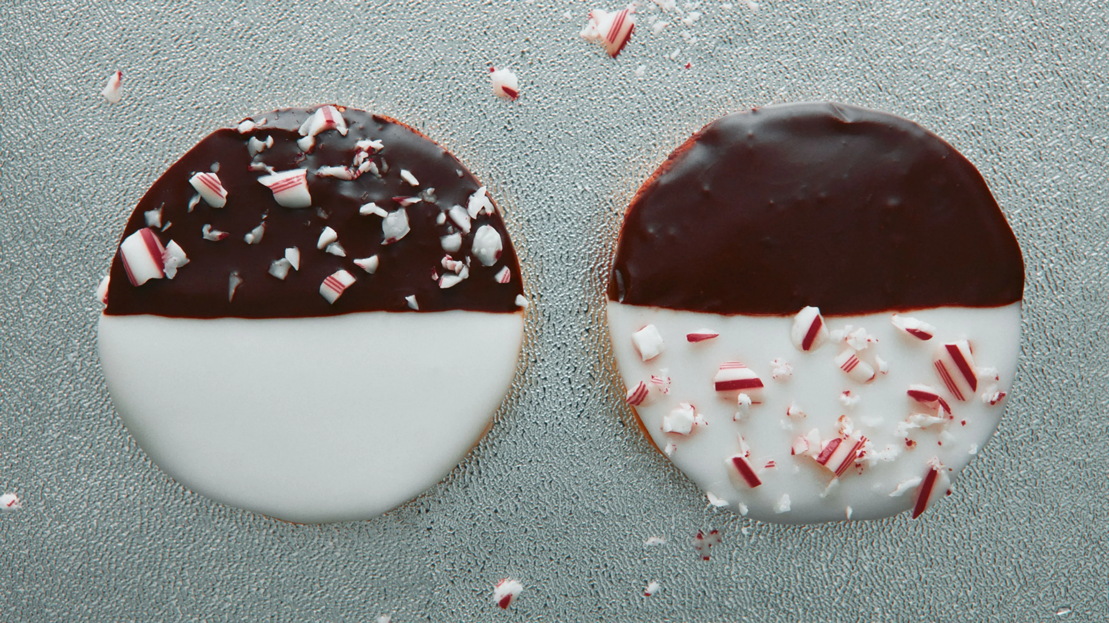Peppermint Black-and-White Cookies