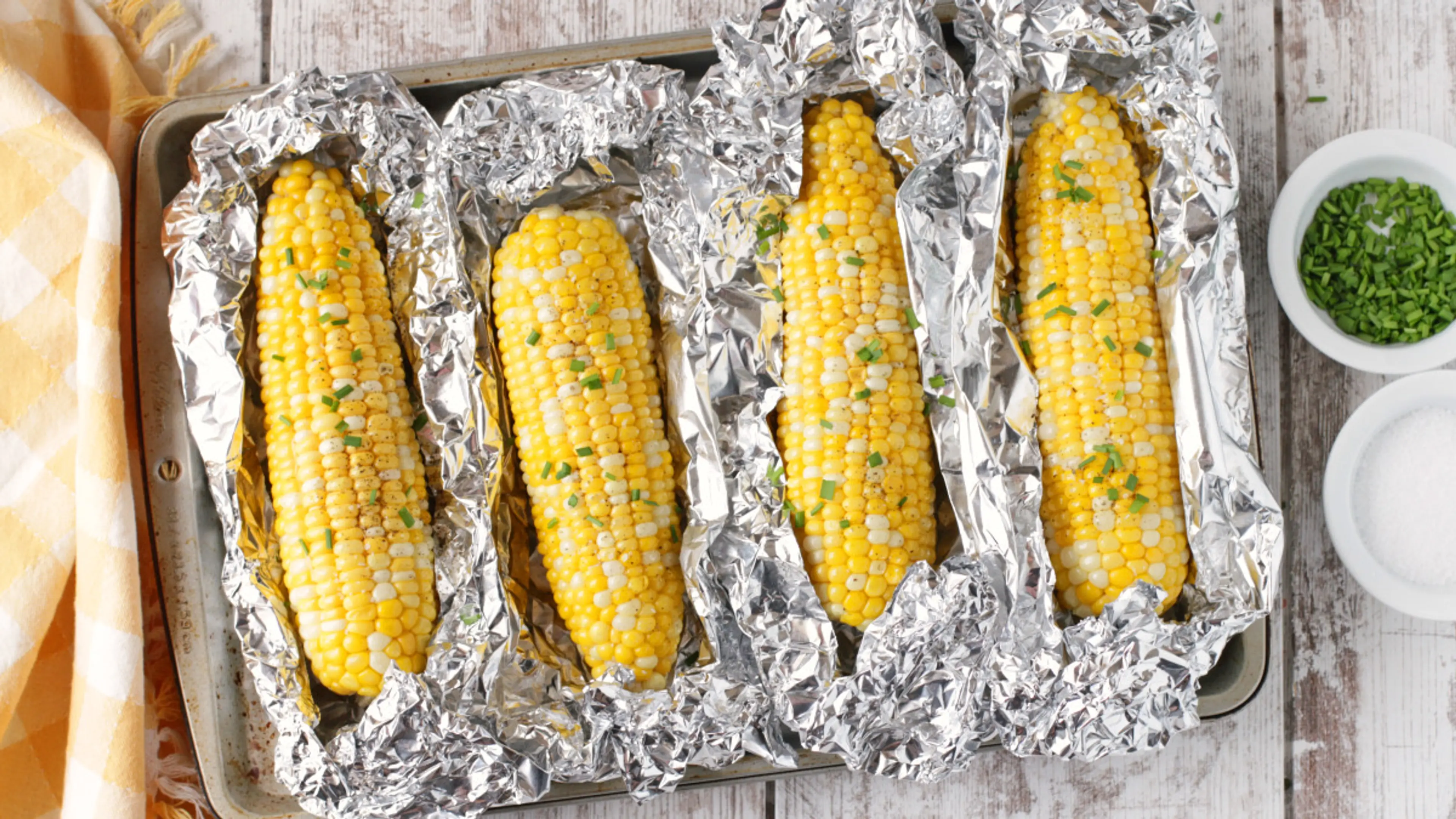 Simple Oven-Roasted Corn on the Cob