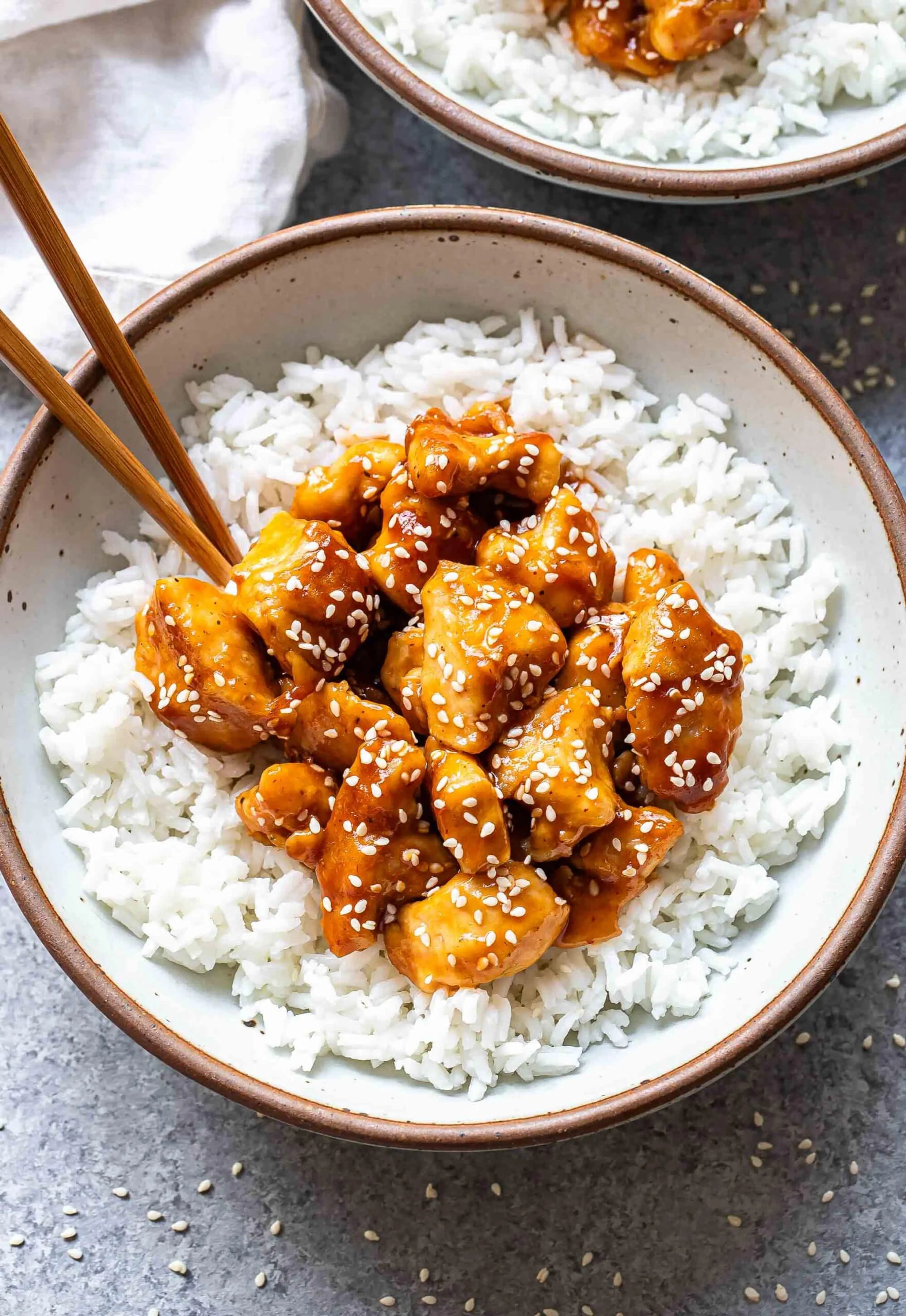 Honey Sriracha Sesame Chicken