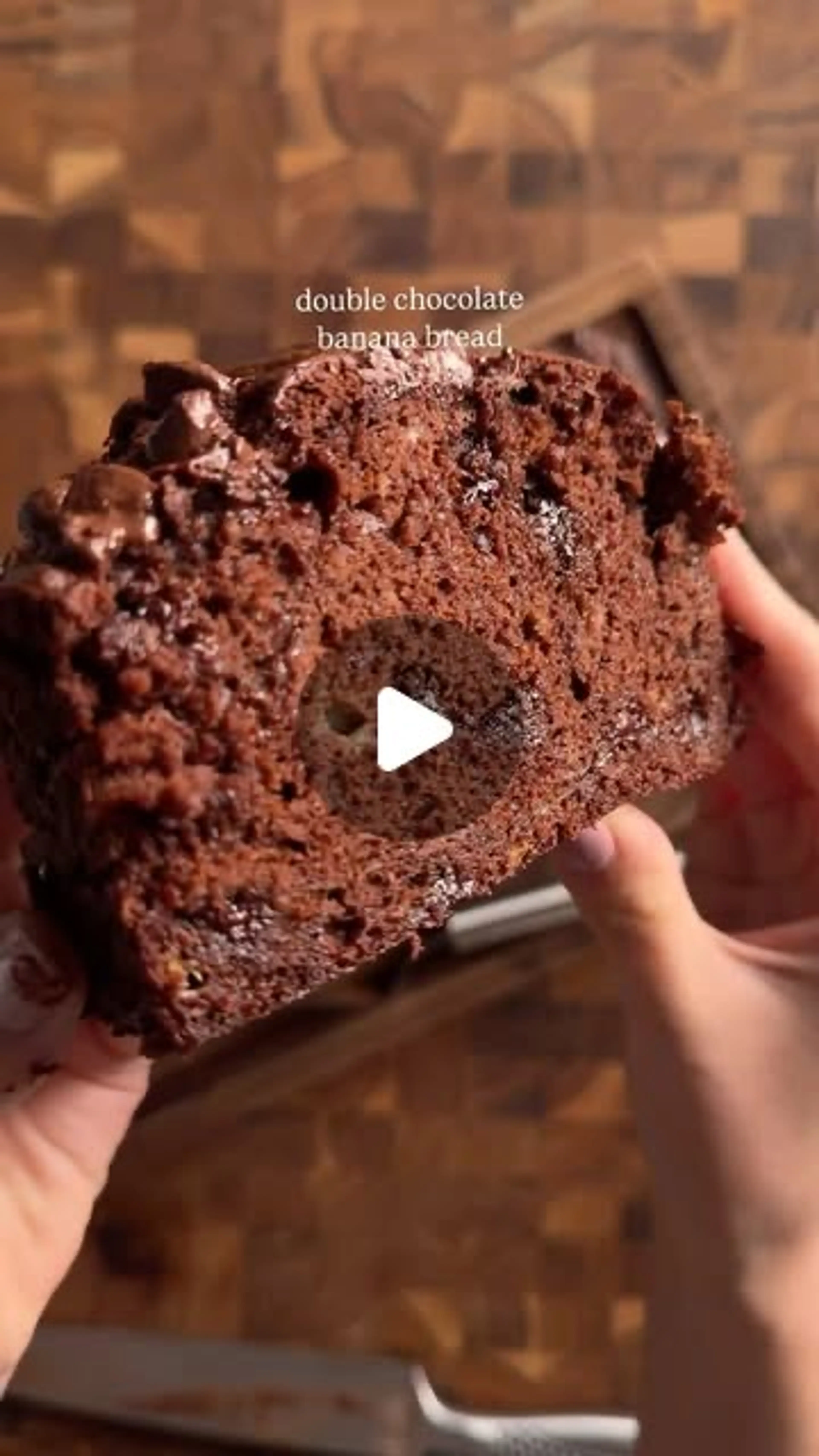 Double Chocolate Banana Bread