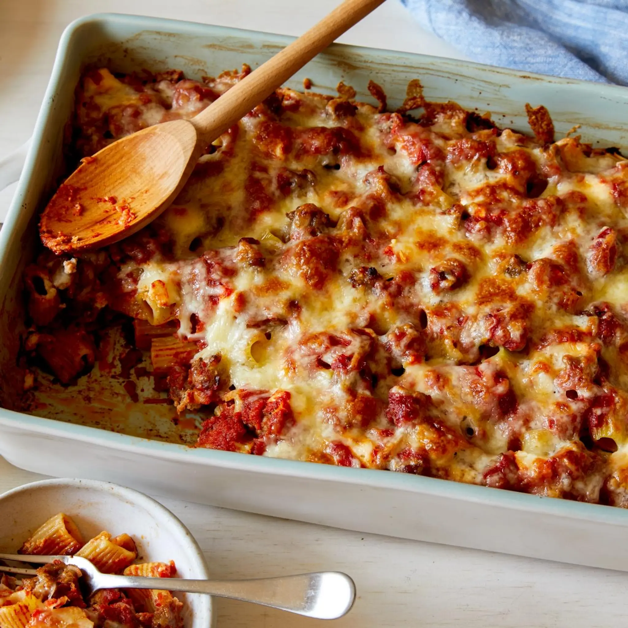 Sausage and Rigatoni Dump Dinner