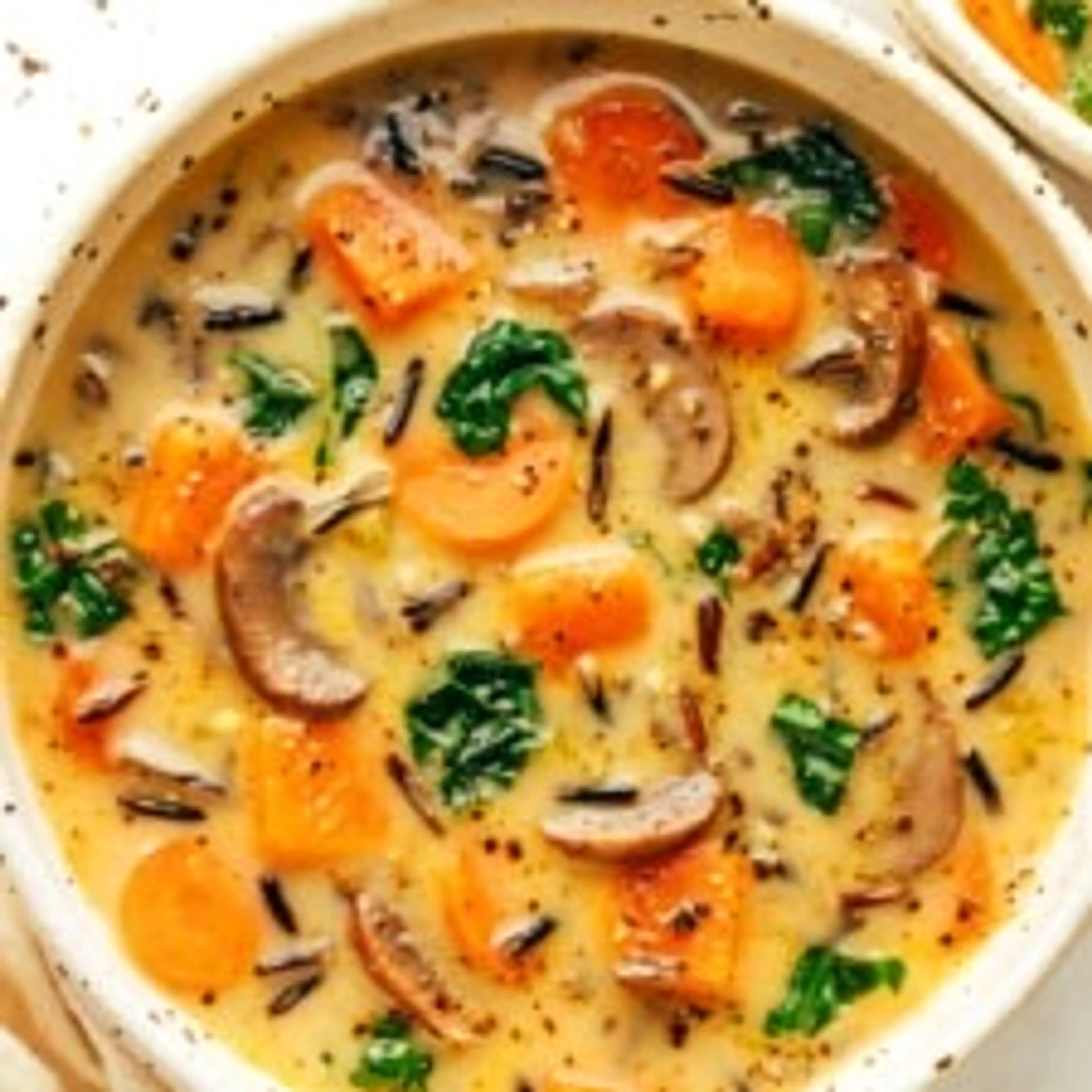Cozy Autumn Wild Rice Soup