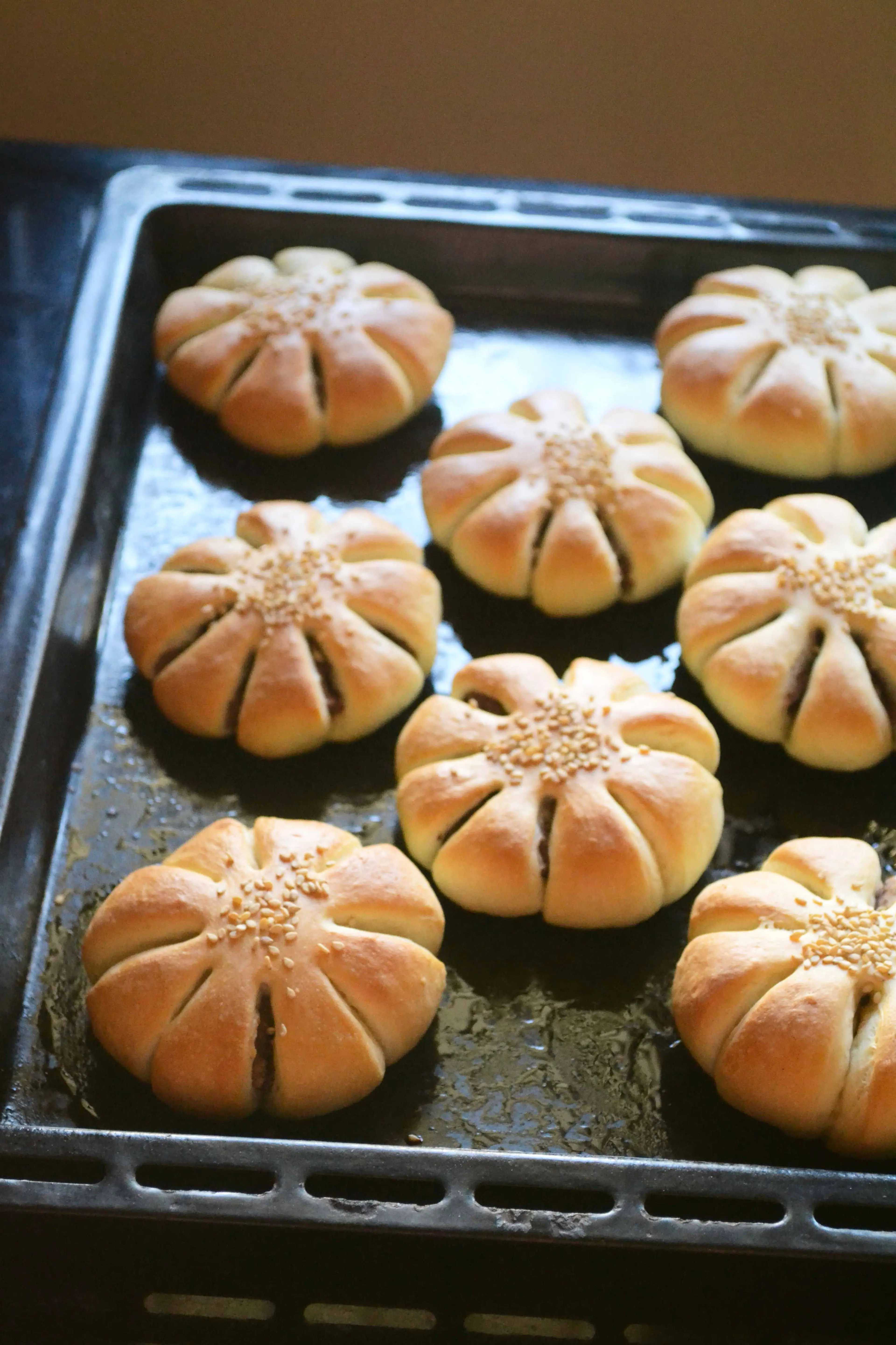 Korean Red Bean Paste Buns Recipe