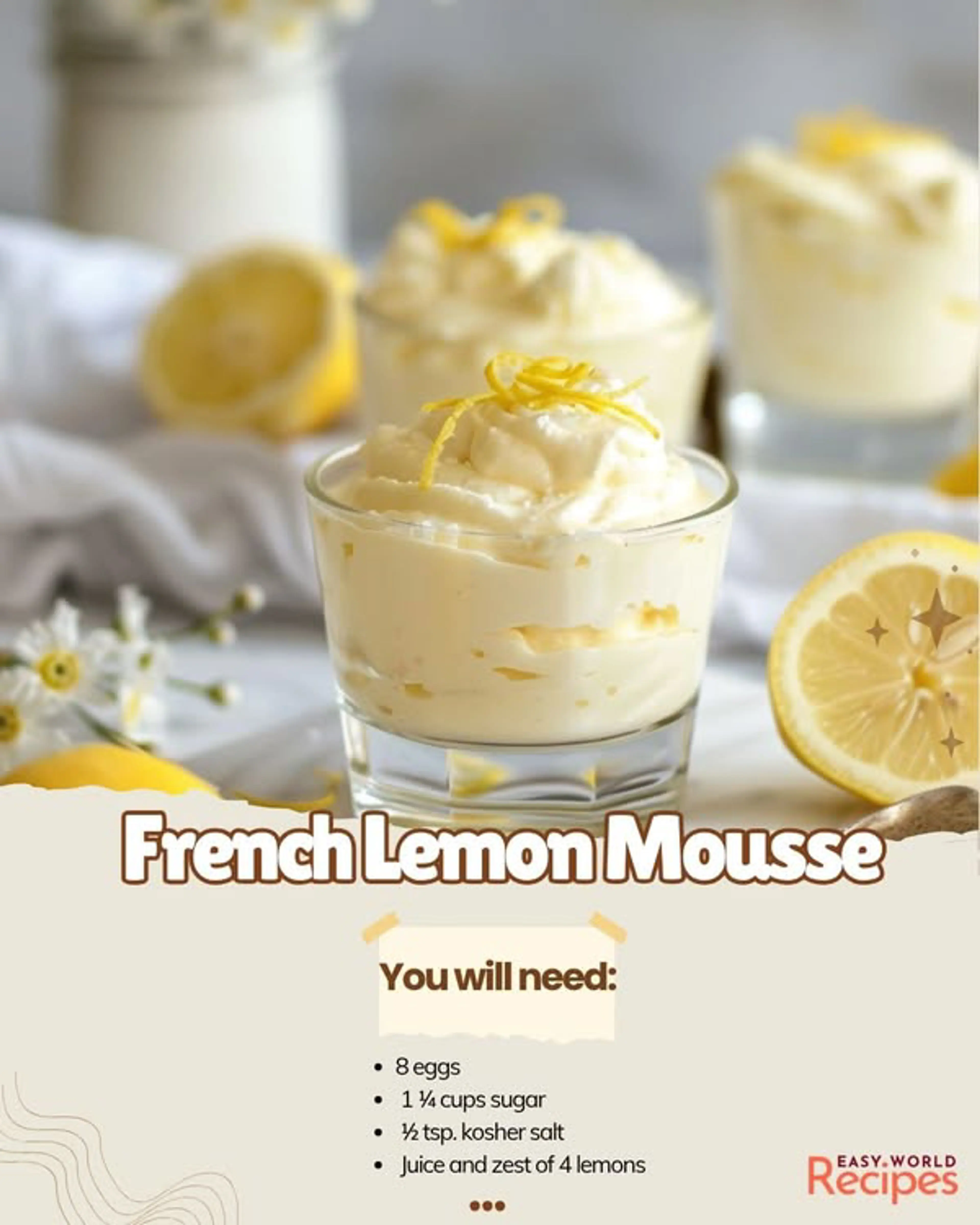 French Lemon Mousse