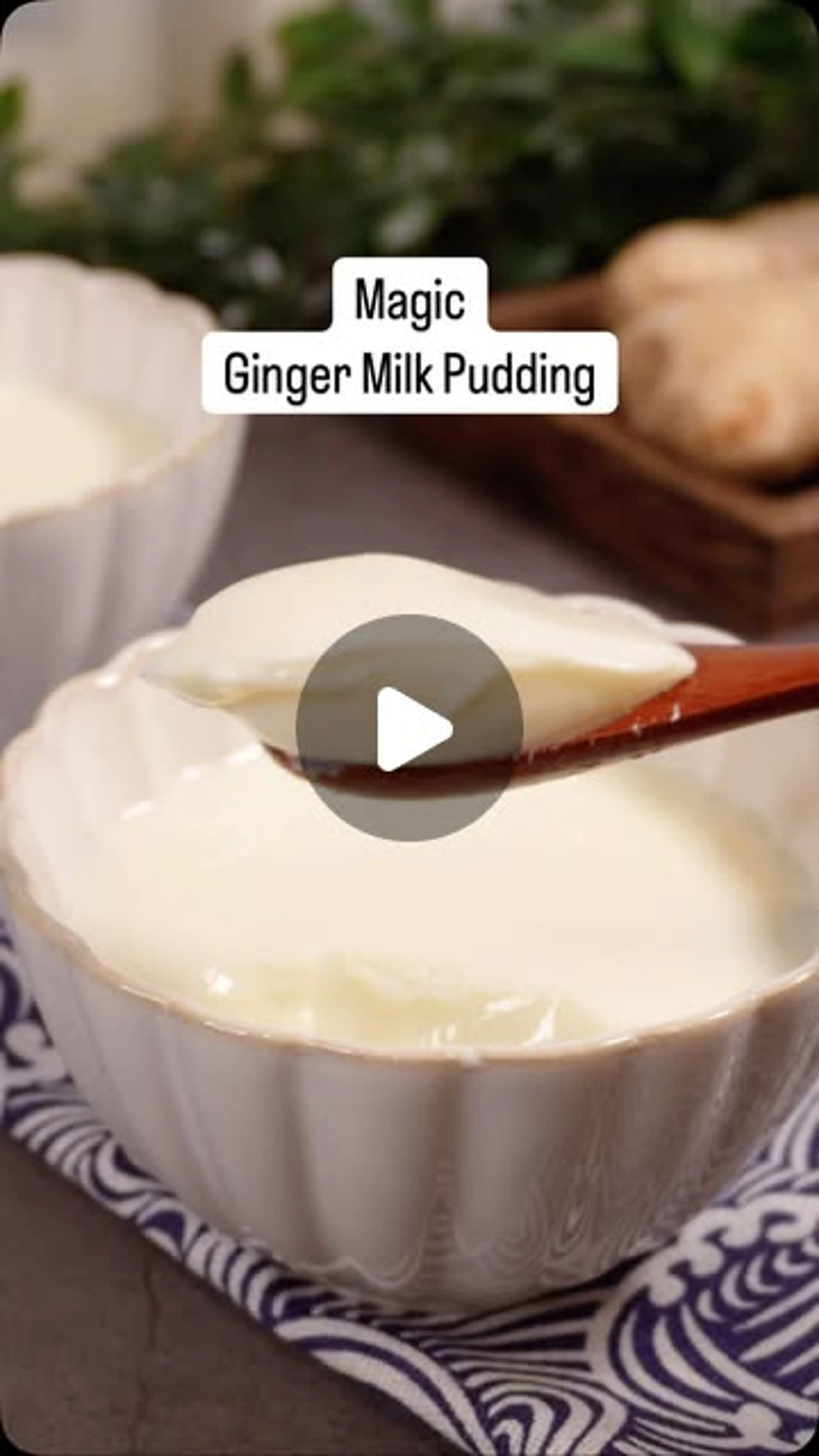 Magic Chinese Ginger Milk Pudding