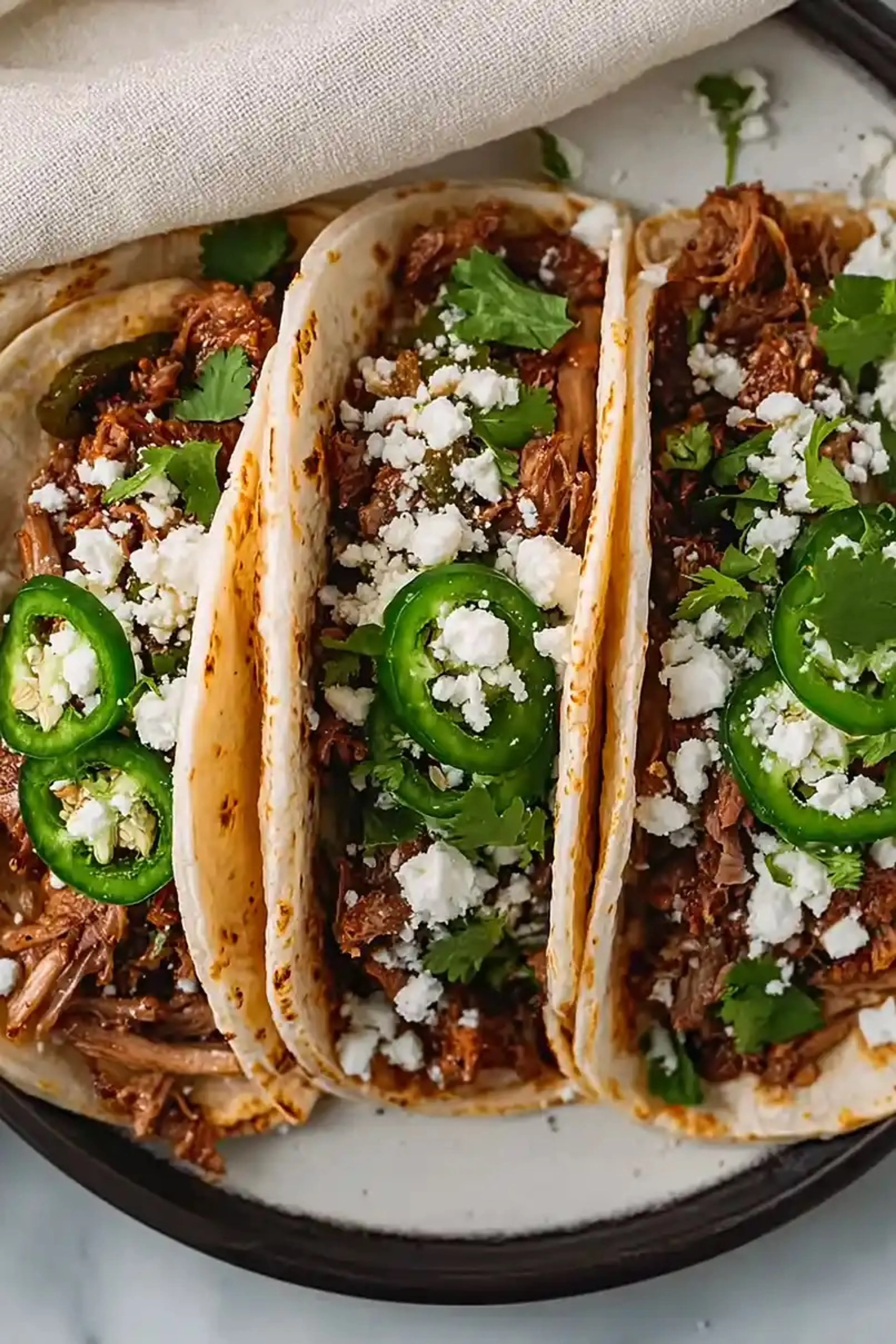 Healthy Crock Pot Beef Brisket Tacos