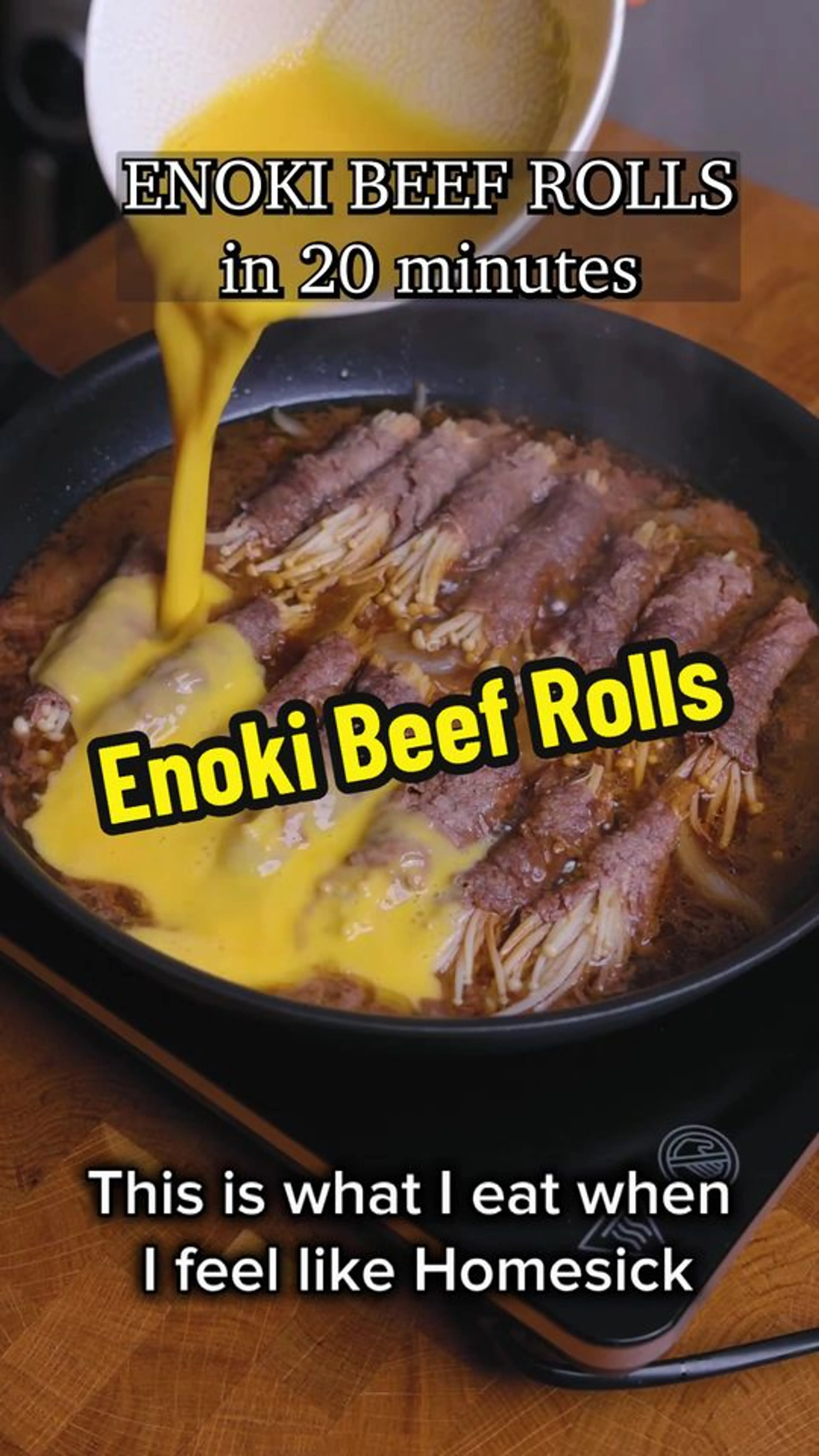 Enoki Beef Rolls
