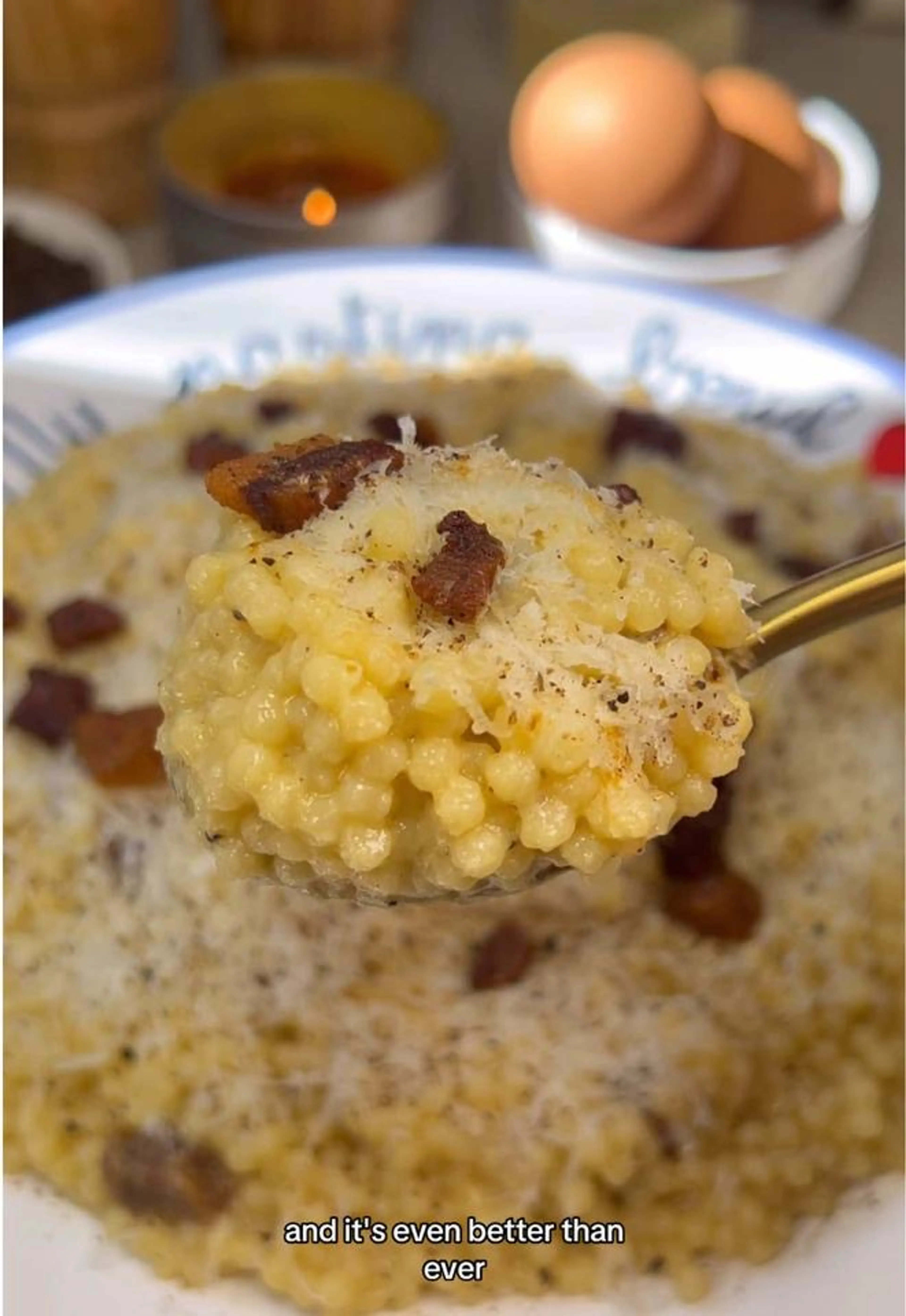 Carbonara Pastina