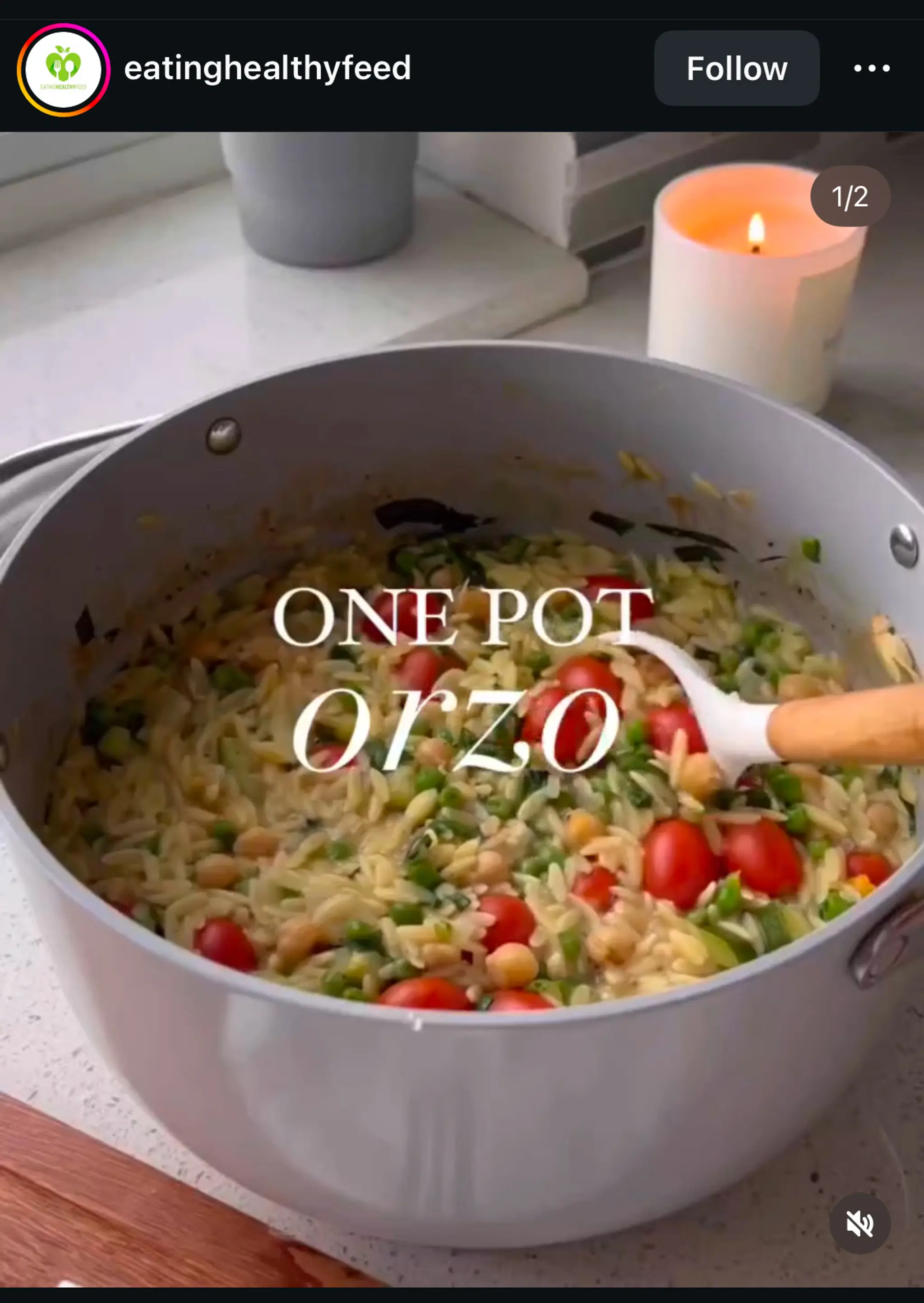 1 Pot Vegetarian Orzo