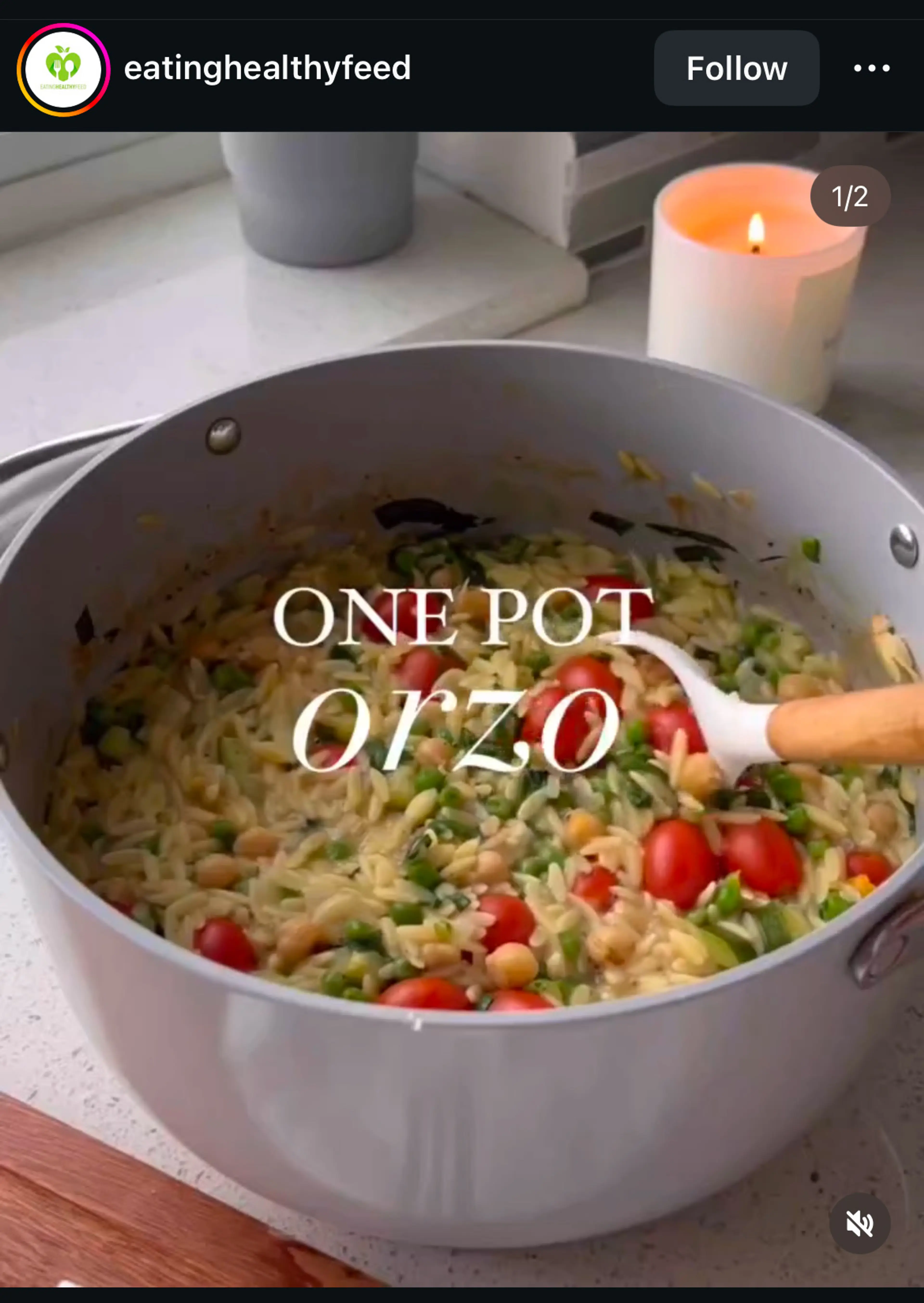 1 Pot Vegetarian Orzo