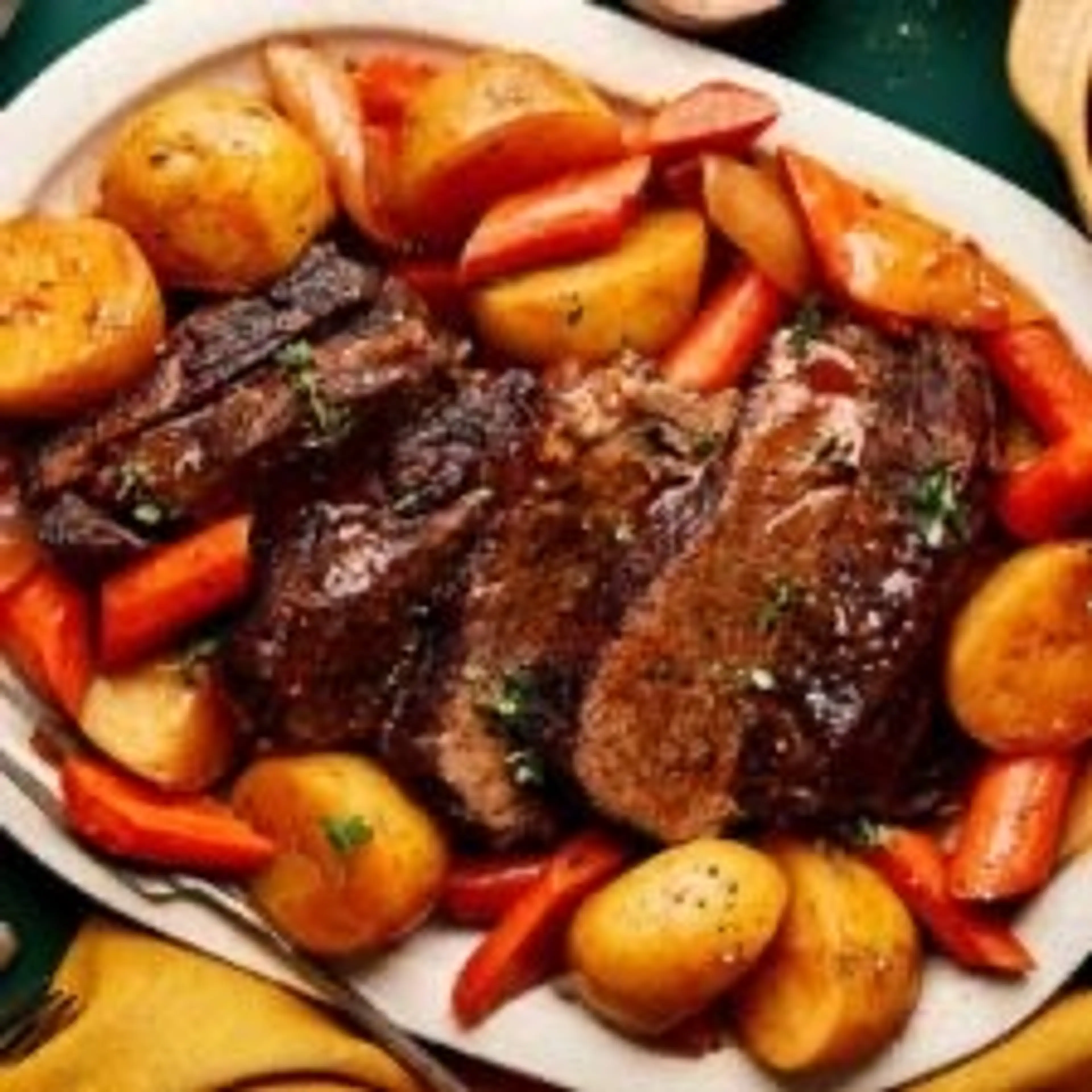 Fall-Apart Tender Guinness Pot Roast with Gold Potatoes