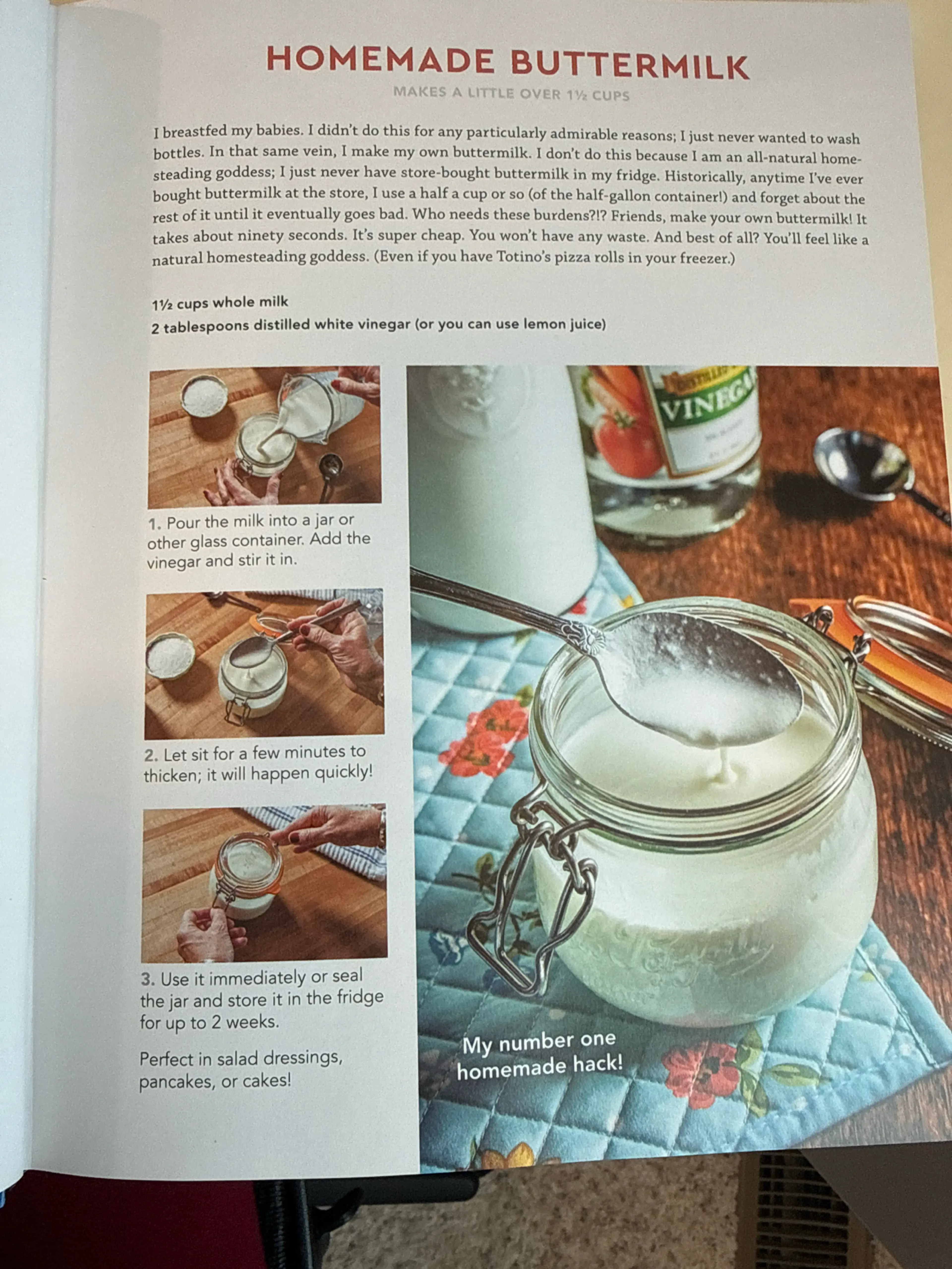 Homemade Buttermilk