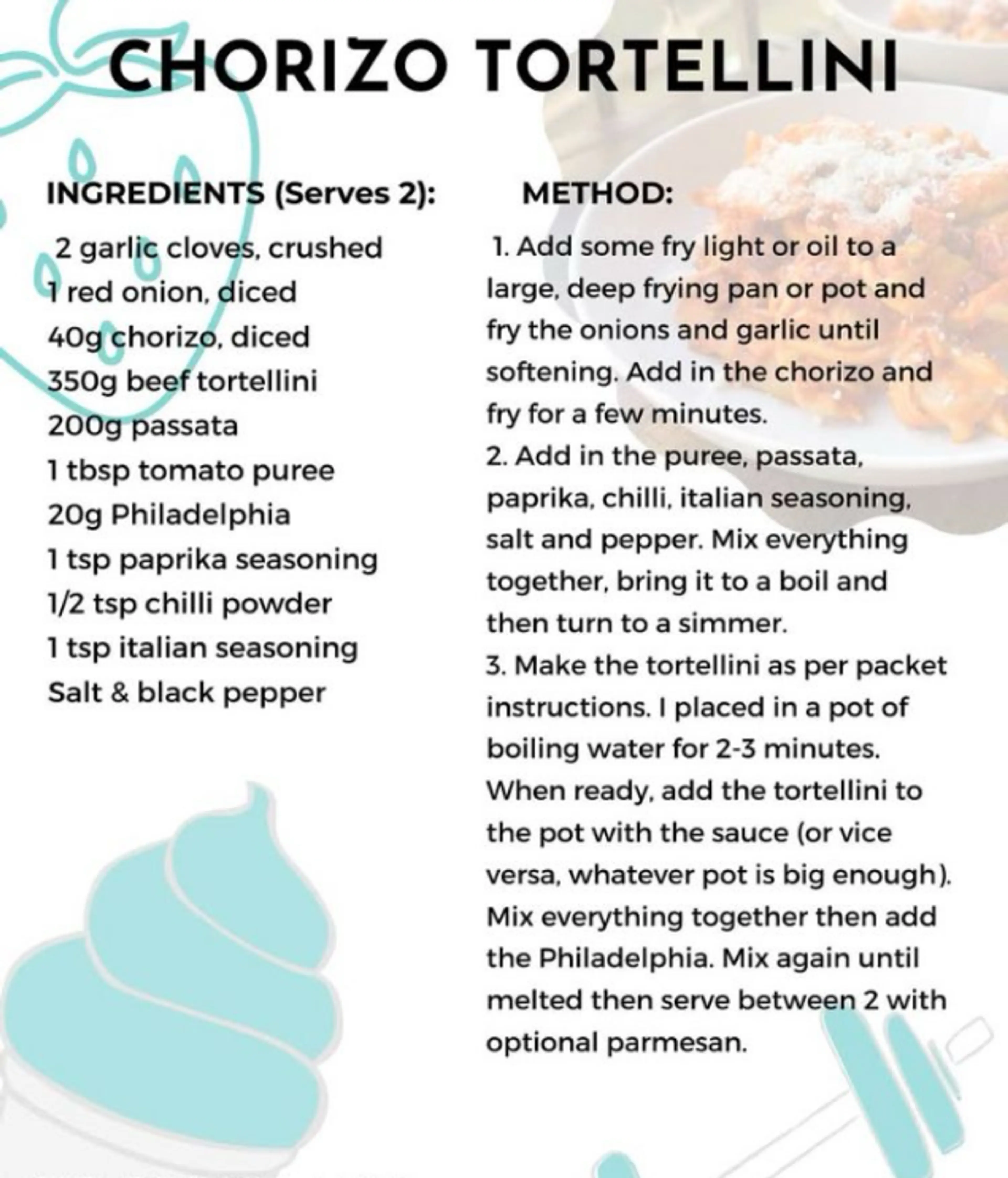 Chorizo Tortellini