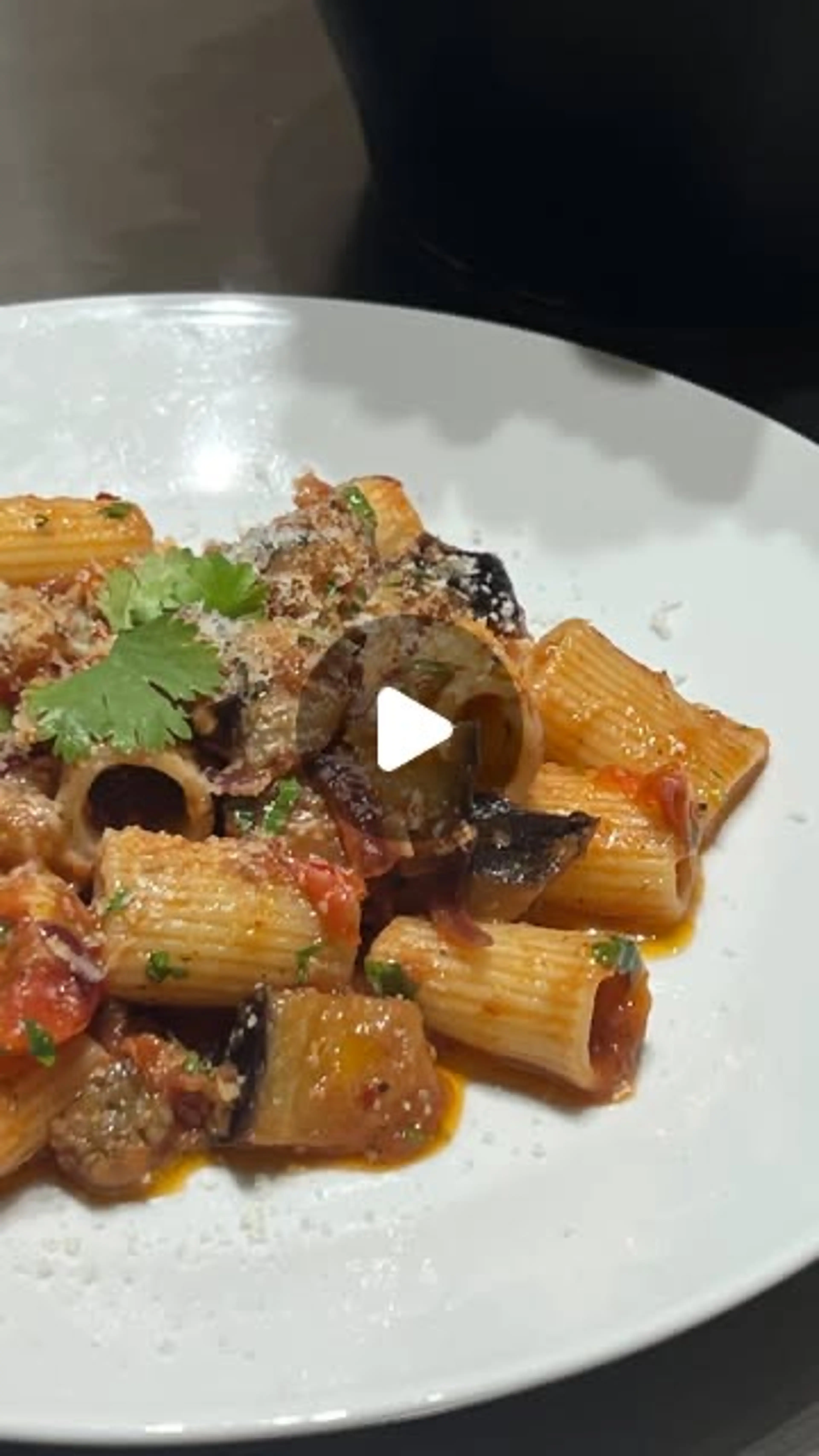 Eggplant & Tomato Pasta