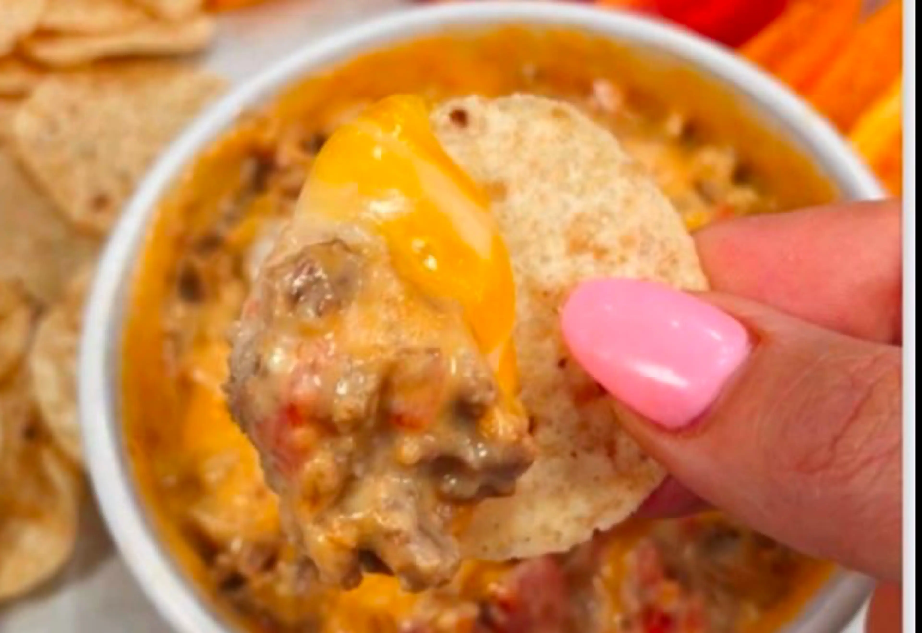 1 MIN. SAUSAGE ROTEL DIP