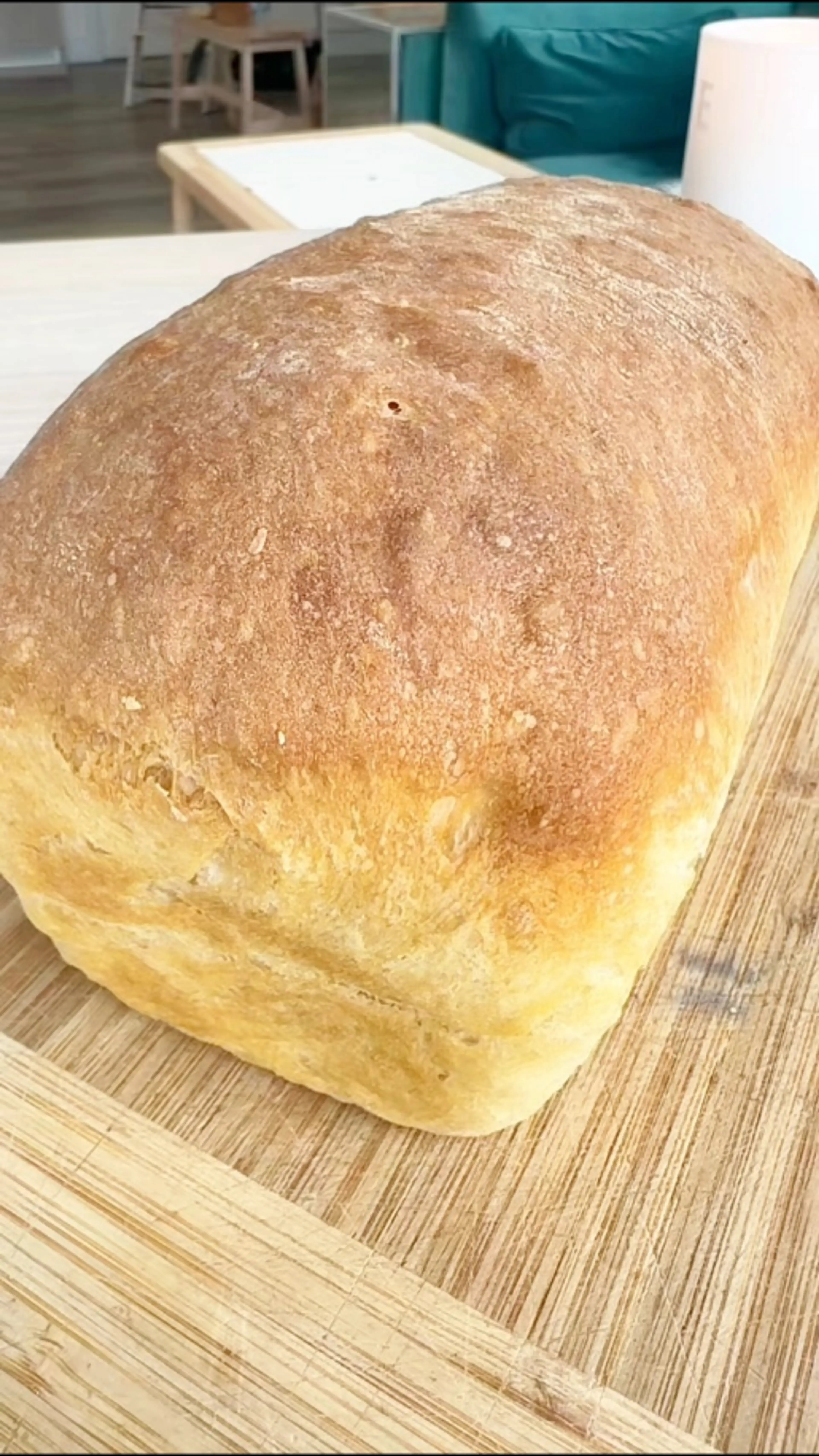 Farmhouse No Knead White Loaf