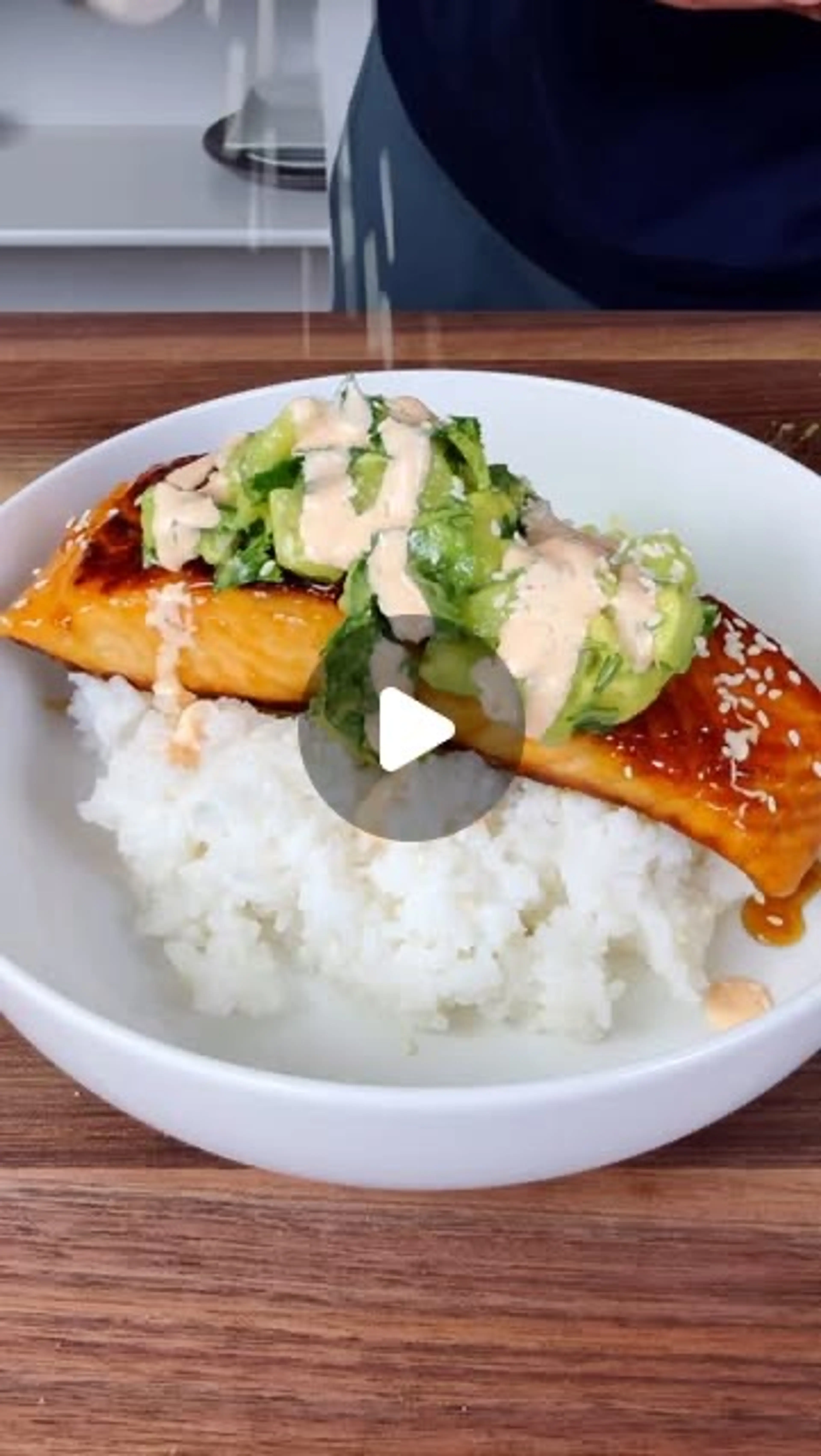 Sticky Honey Orange Glazed Salmon