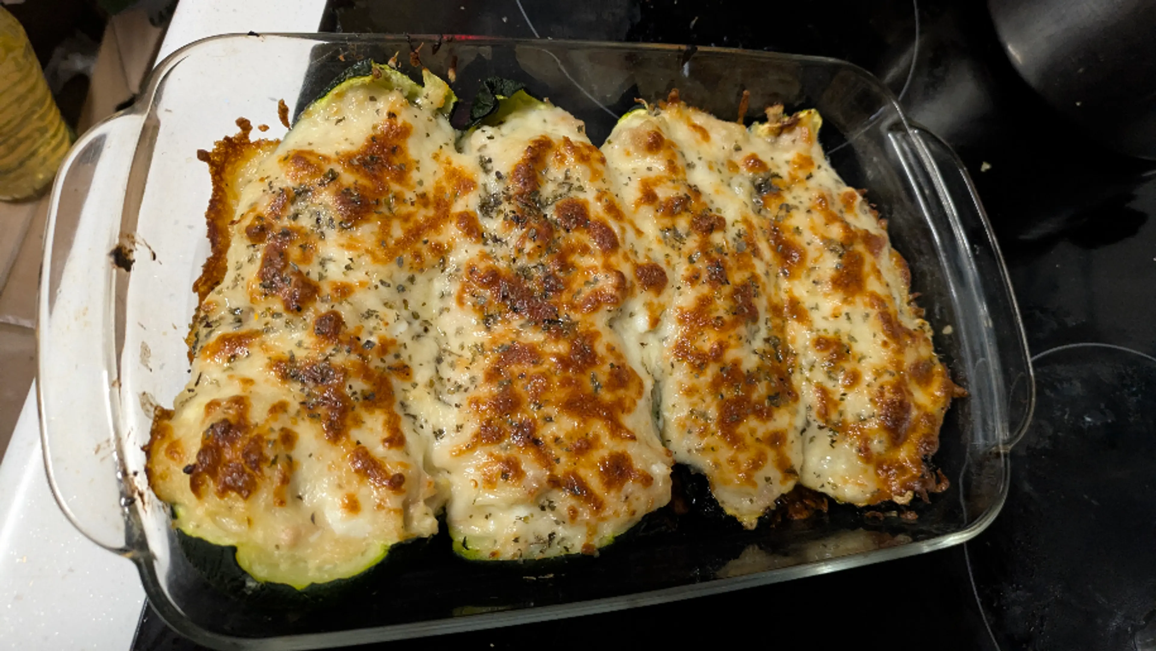 Calabacines Rellenos De Atún