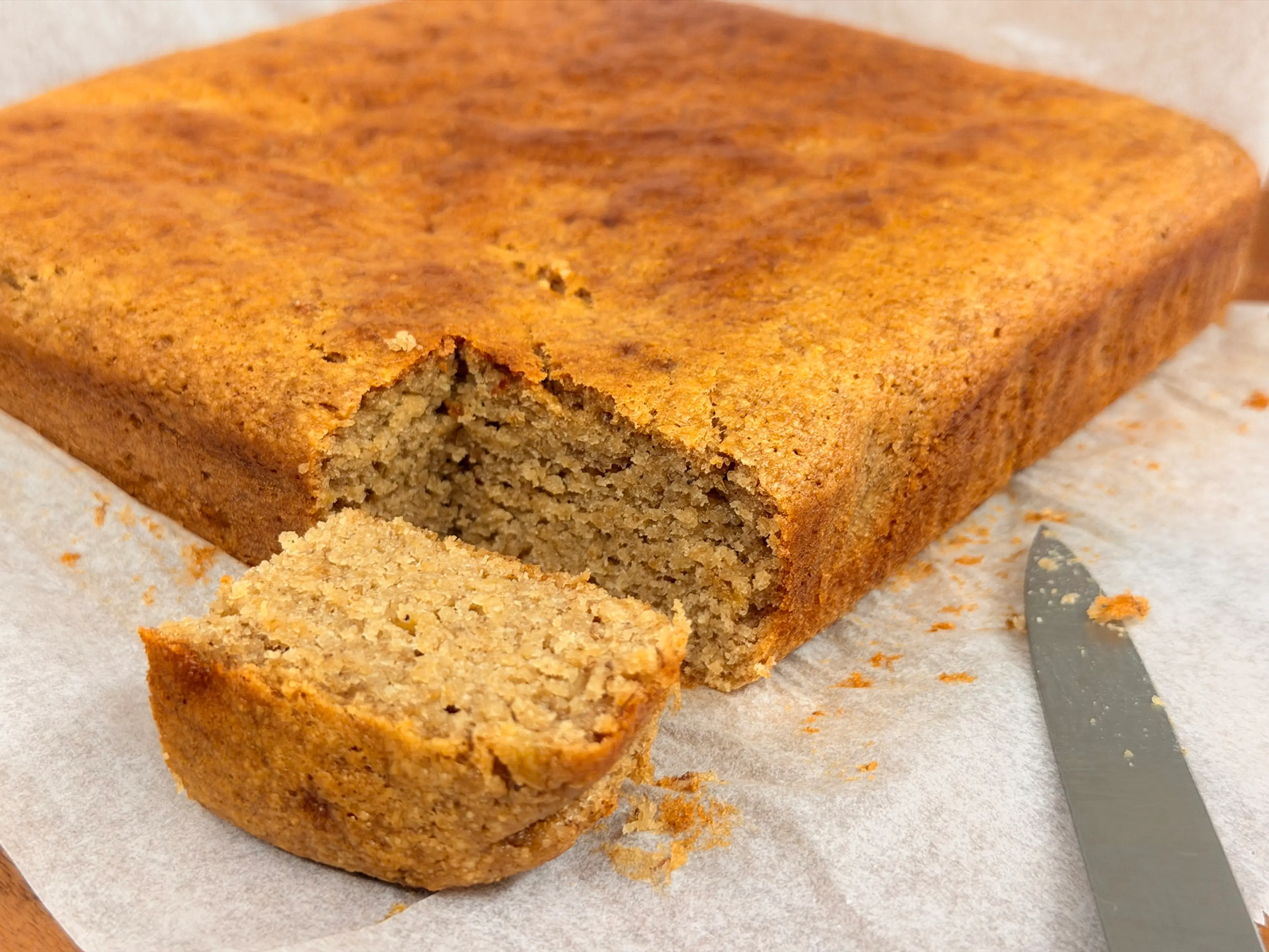 Peanut butter banana bread bar