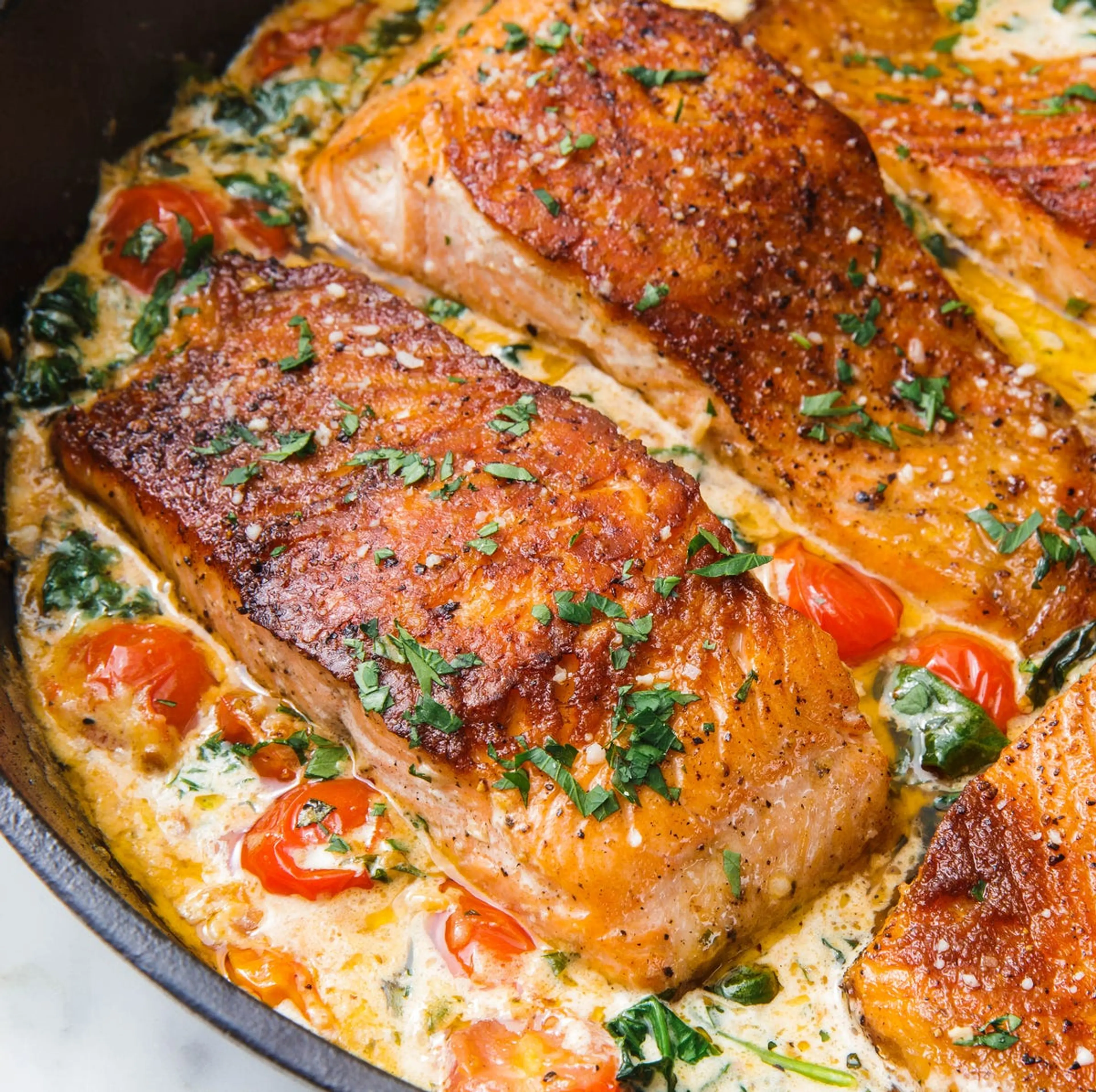 Tuscan Butter Salmon