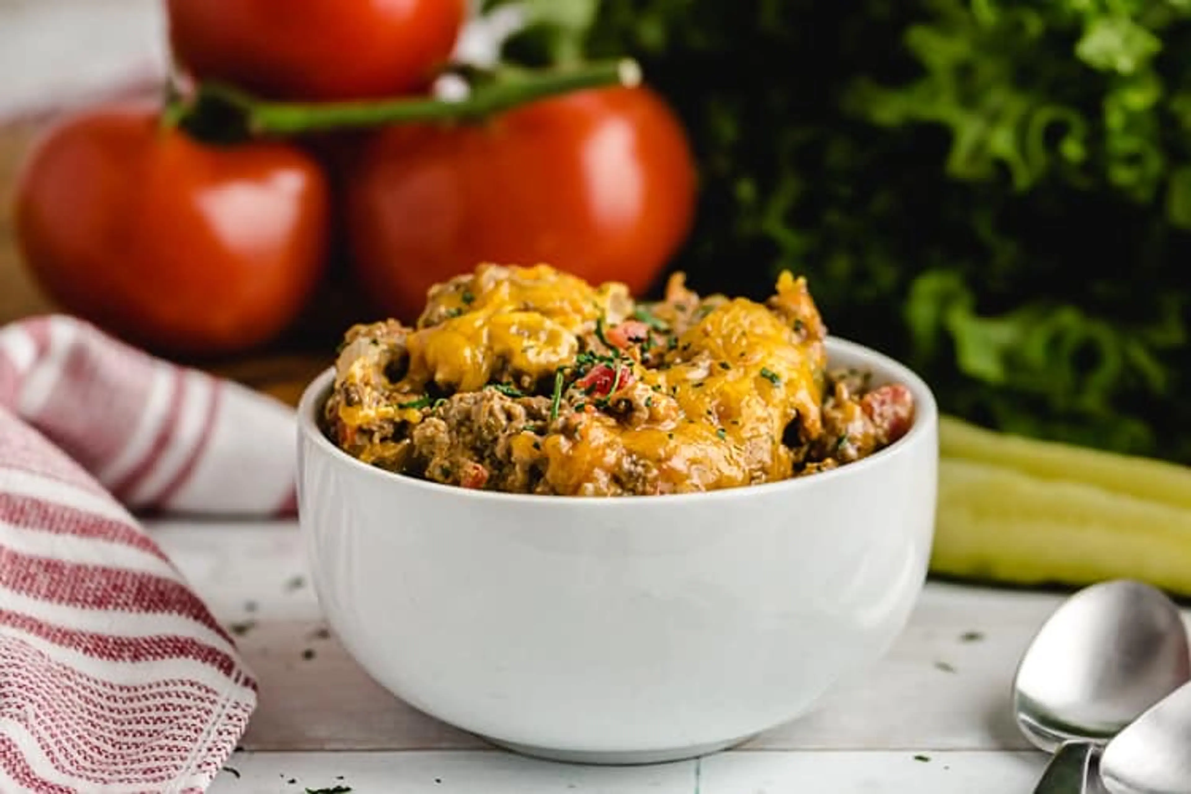 Keto Cheeseburger Casserole