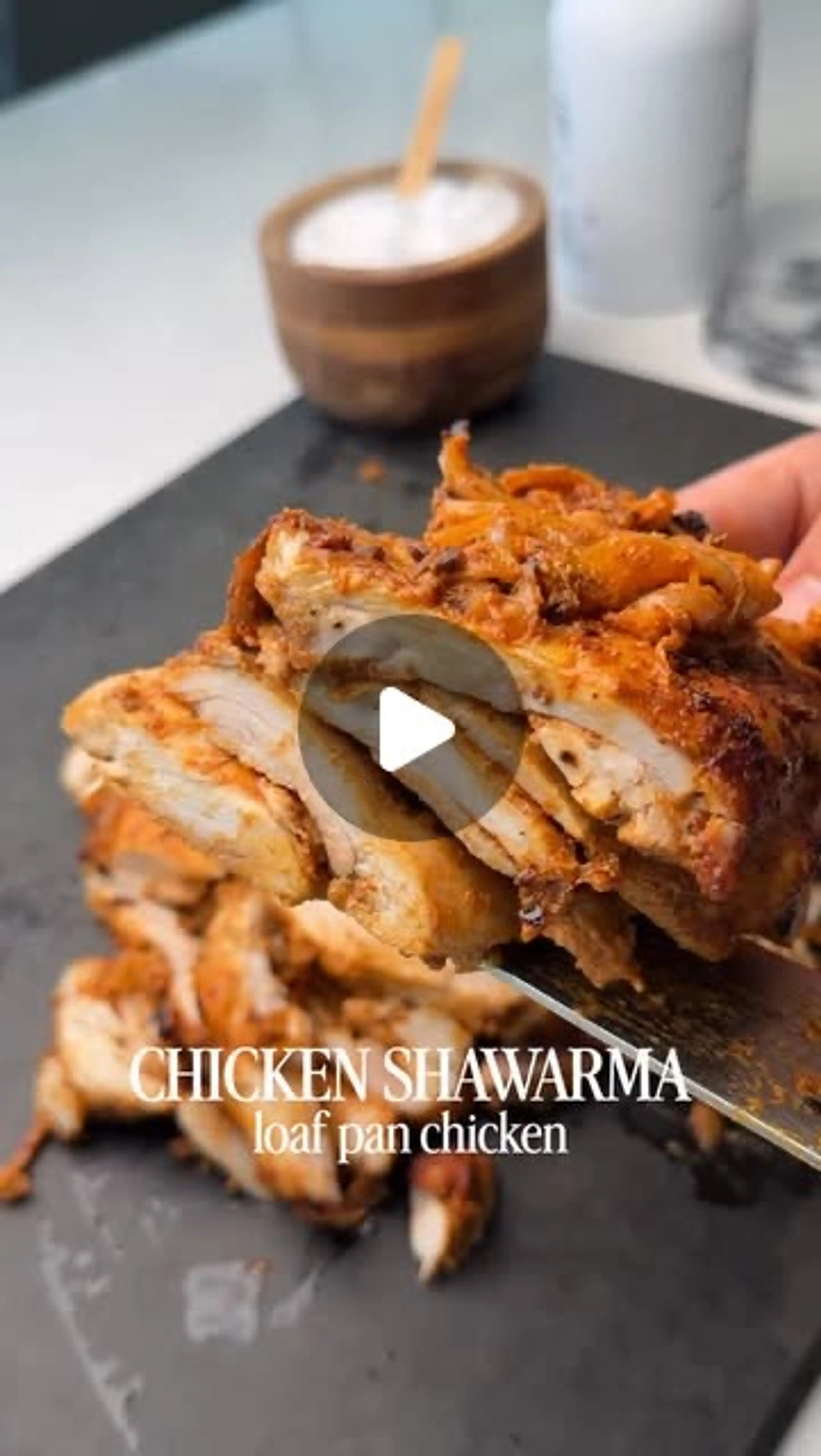 Chicken Shawarma Loaf Pan Chicken