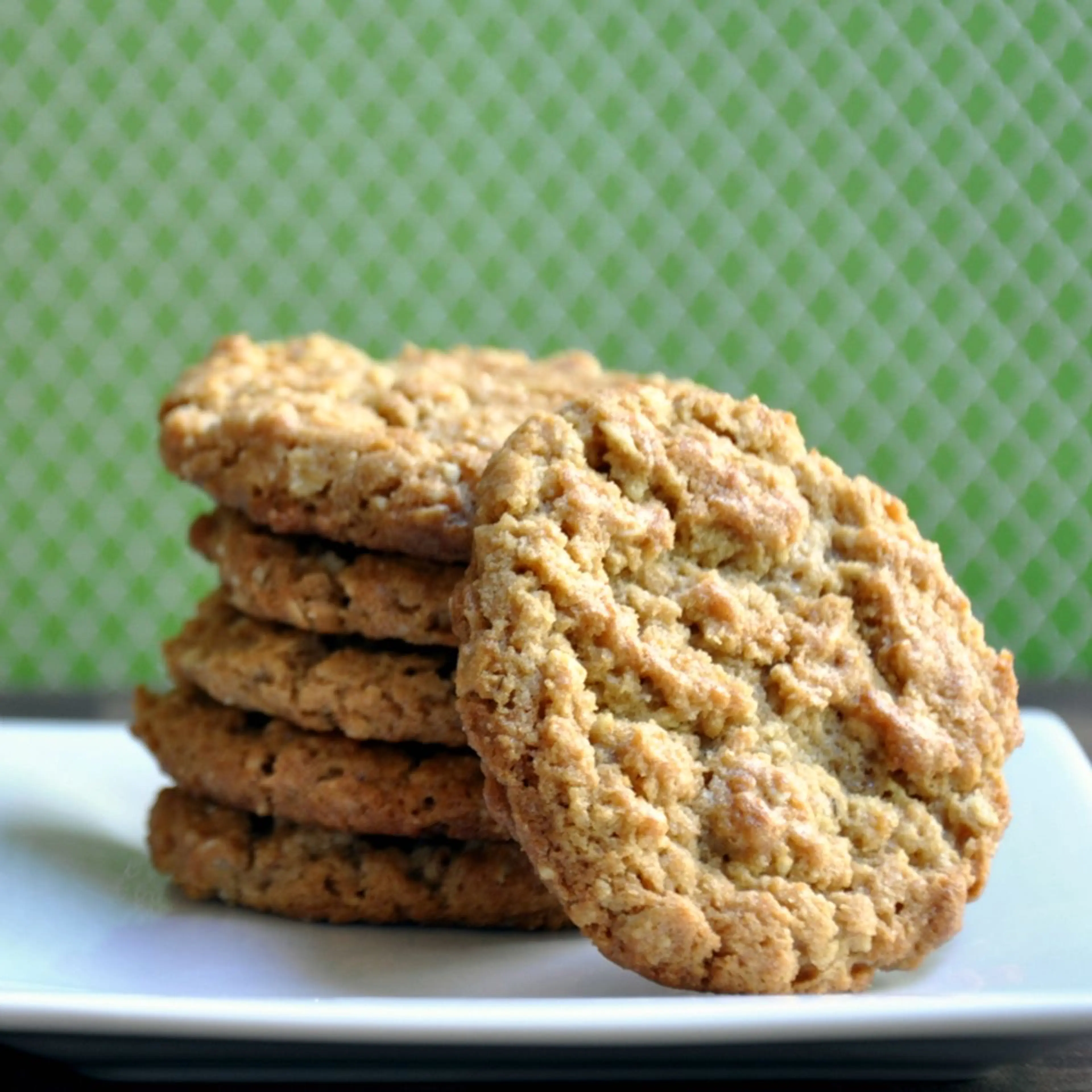 Peanut Butter and Walnut Oatmeal Cookies