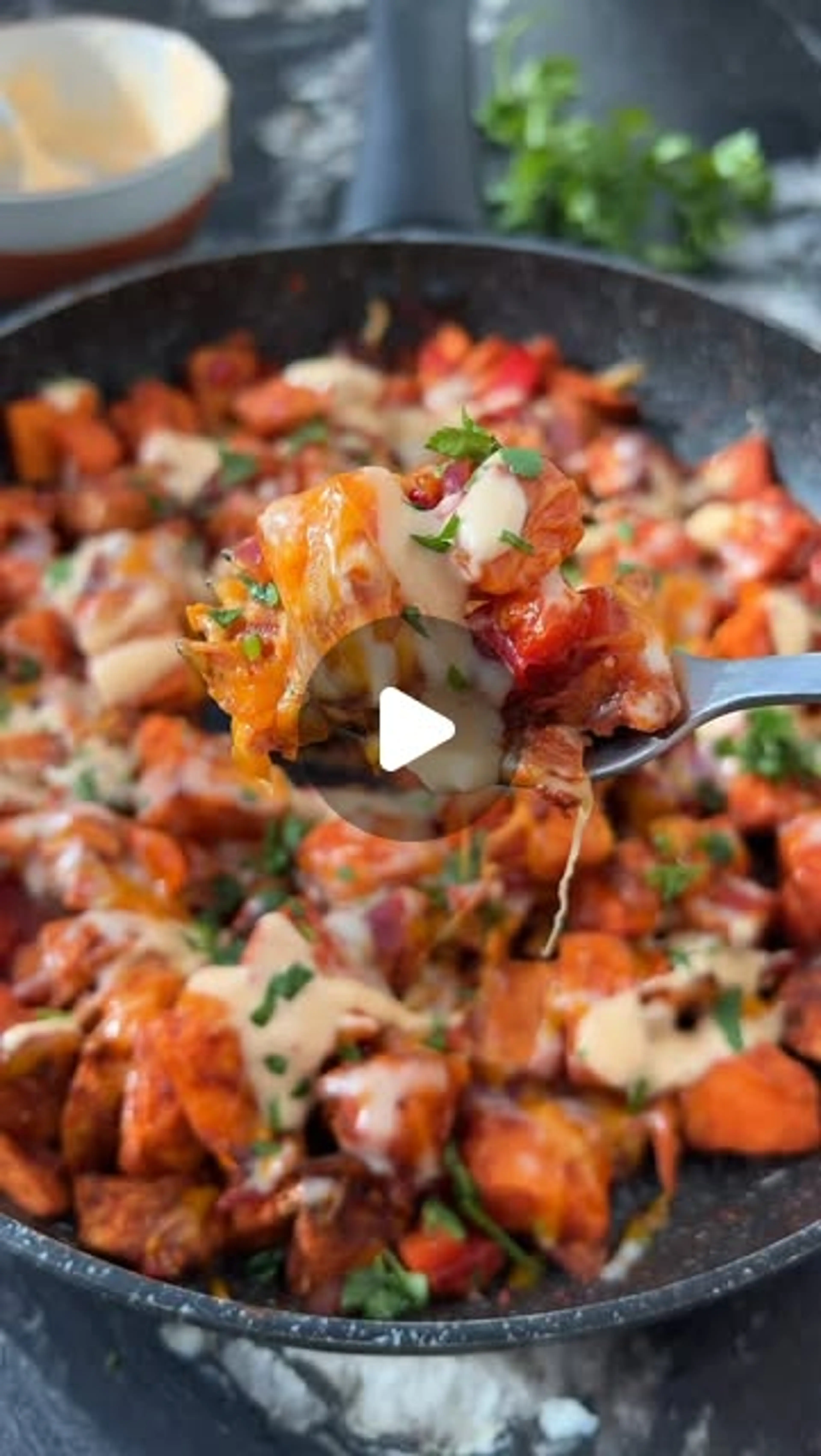 Chipotle Chicken Loaded Sweet Potatoes